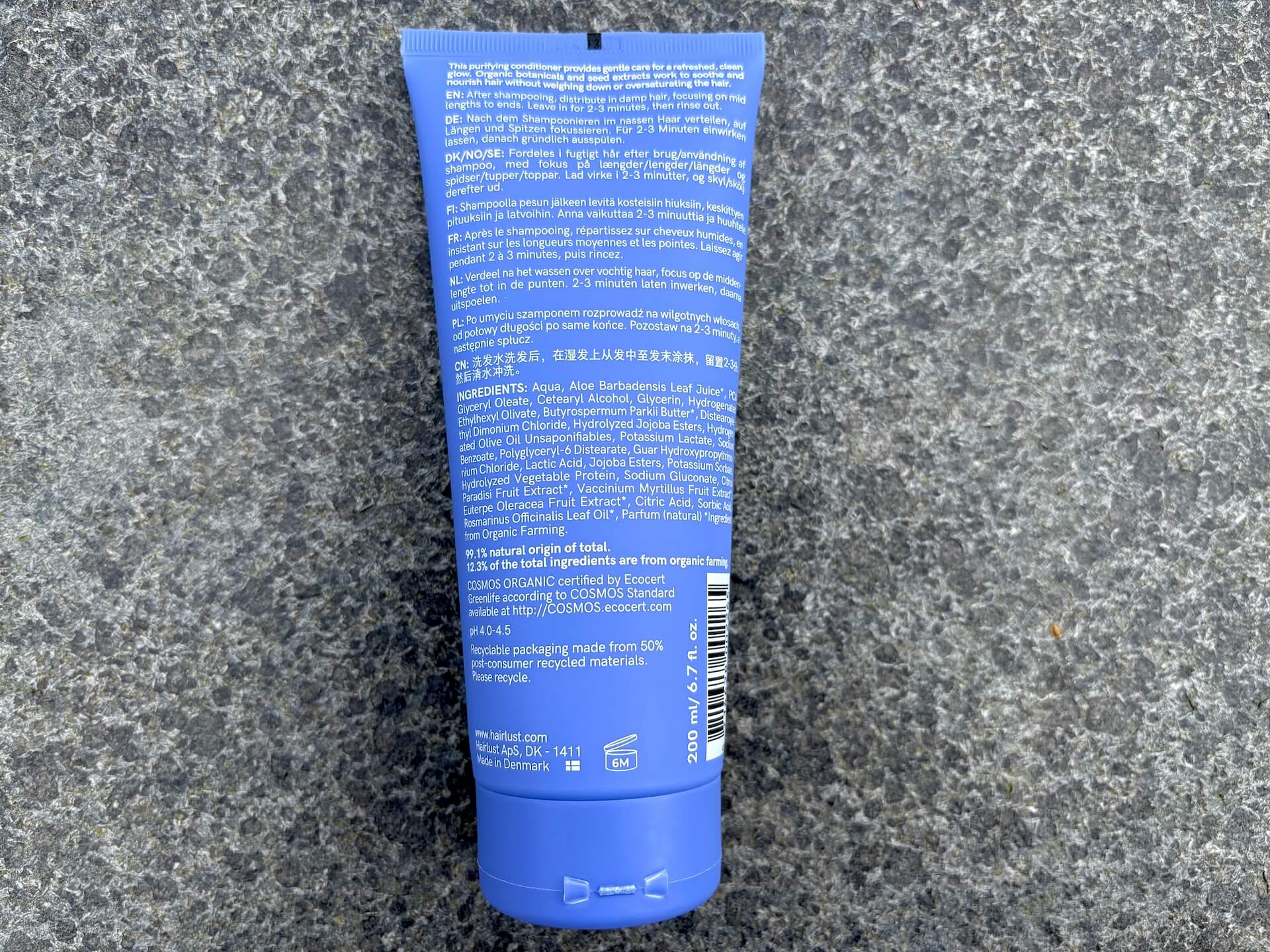 Ingredienser i Hairlust Scalp Delight Detox Conditioner