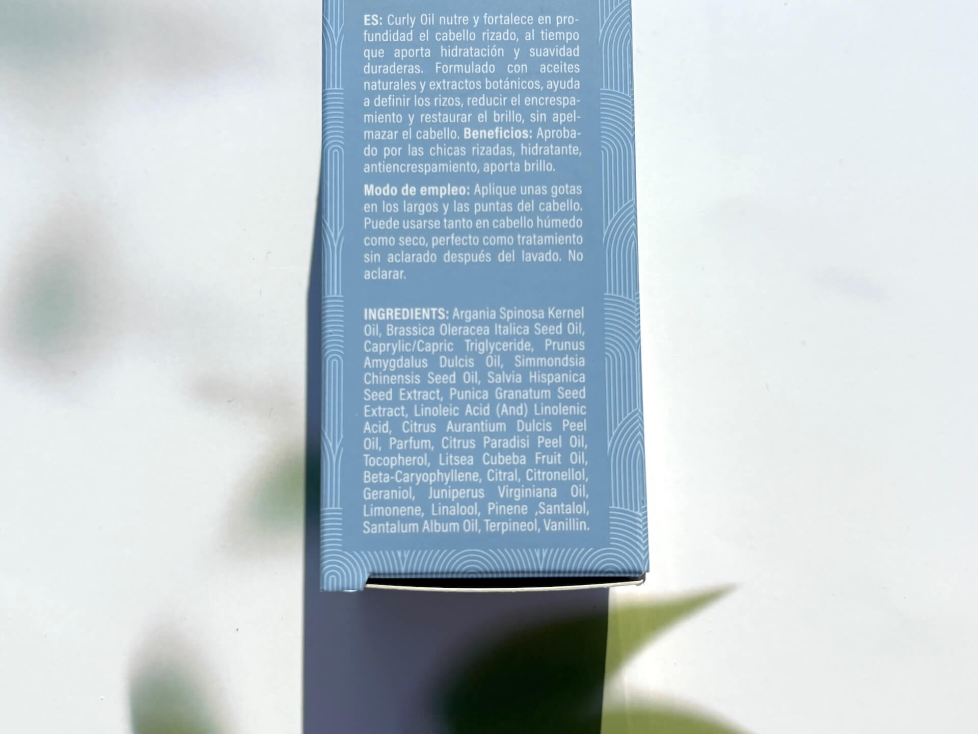 Ingredienser i Yuaia Haircare Twirl and Curl Curly Oil