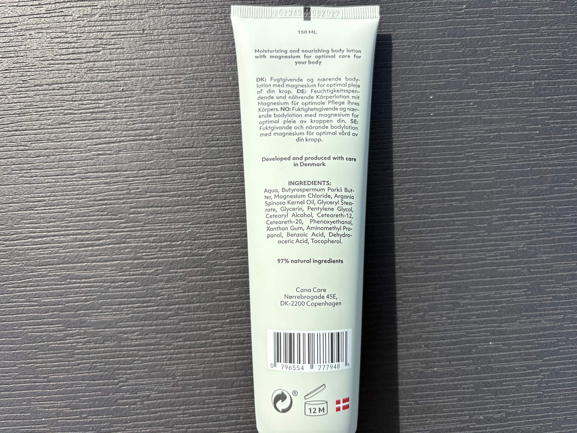 Ingredienser og info på Cana Care EASE