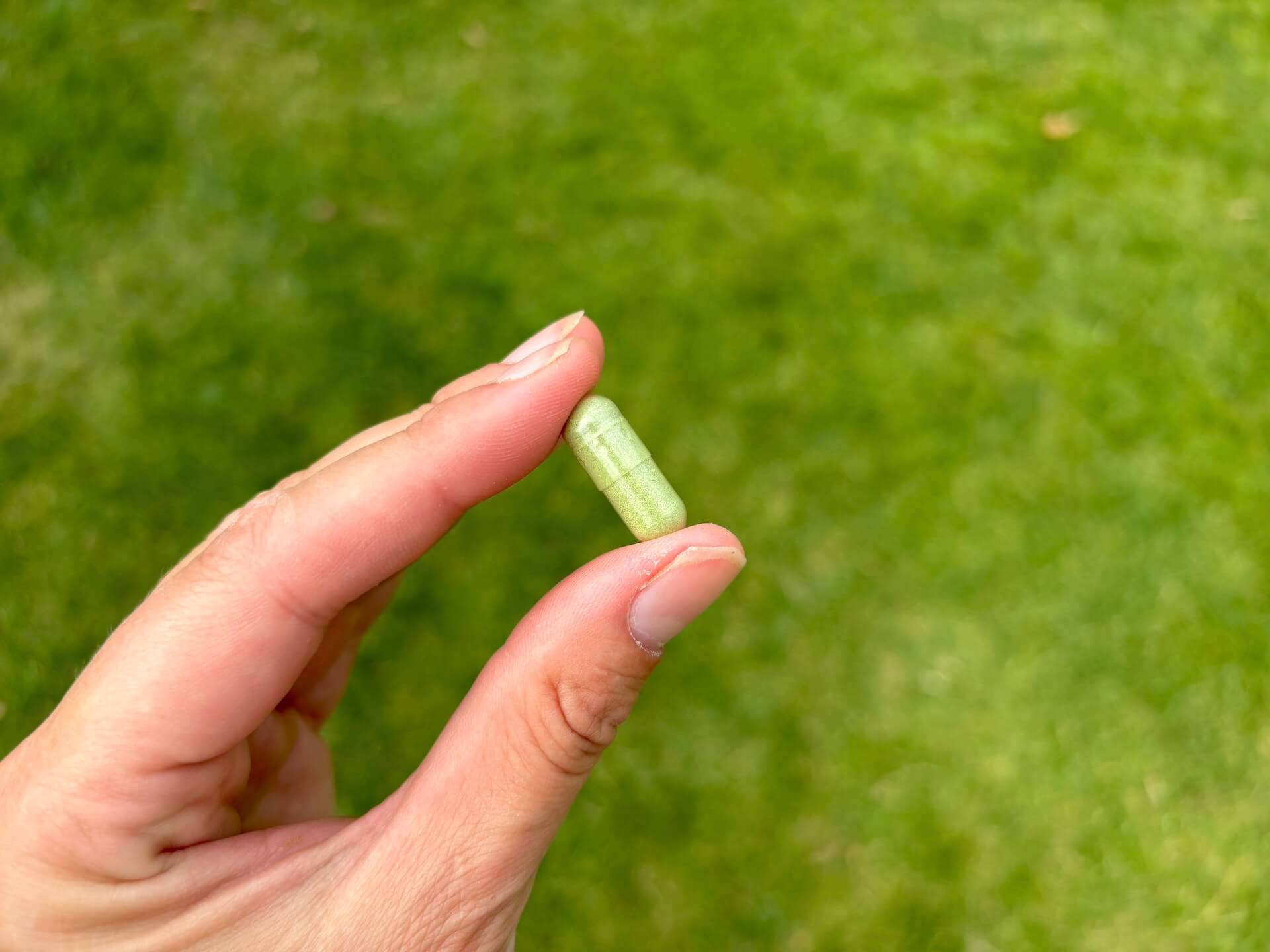 Kapsel med WeightWorld Barley Grass
