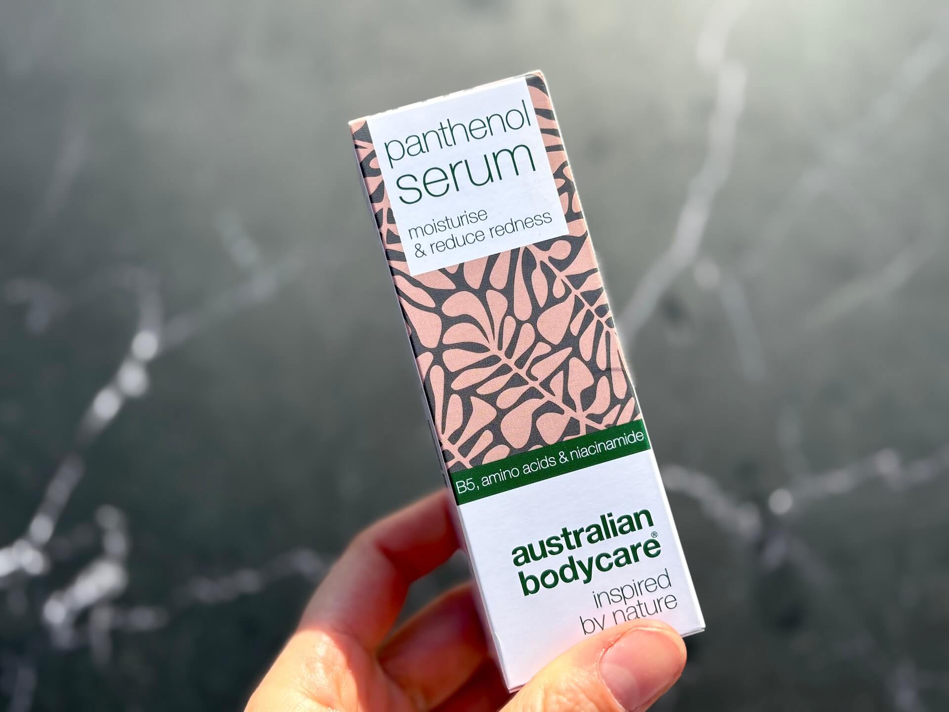 Kasse med Australian Bodycare Panthenol Serum