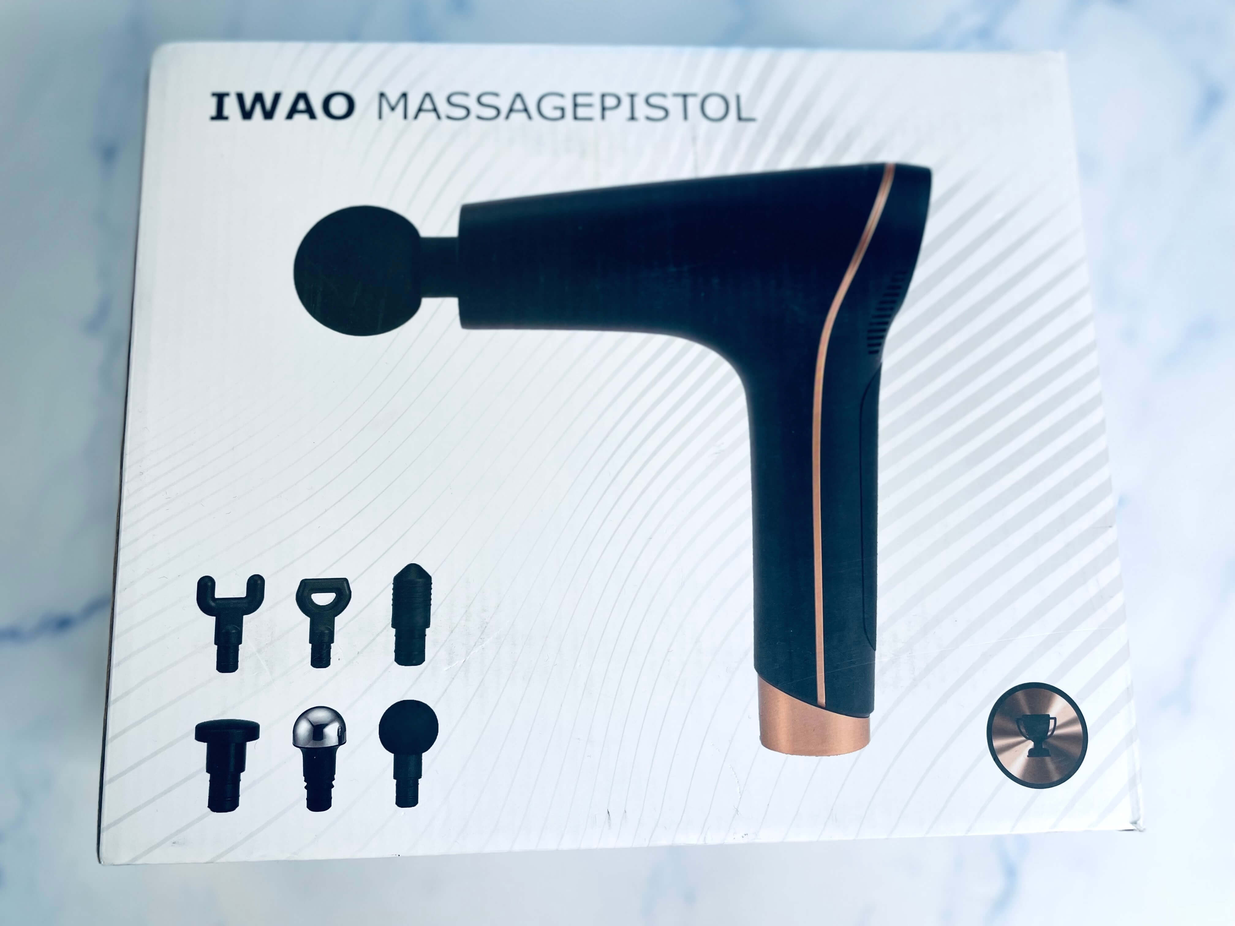 Kasse med IWAO massagepistol