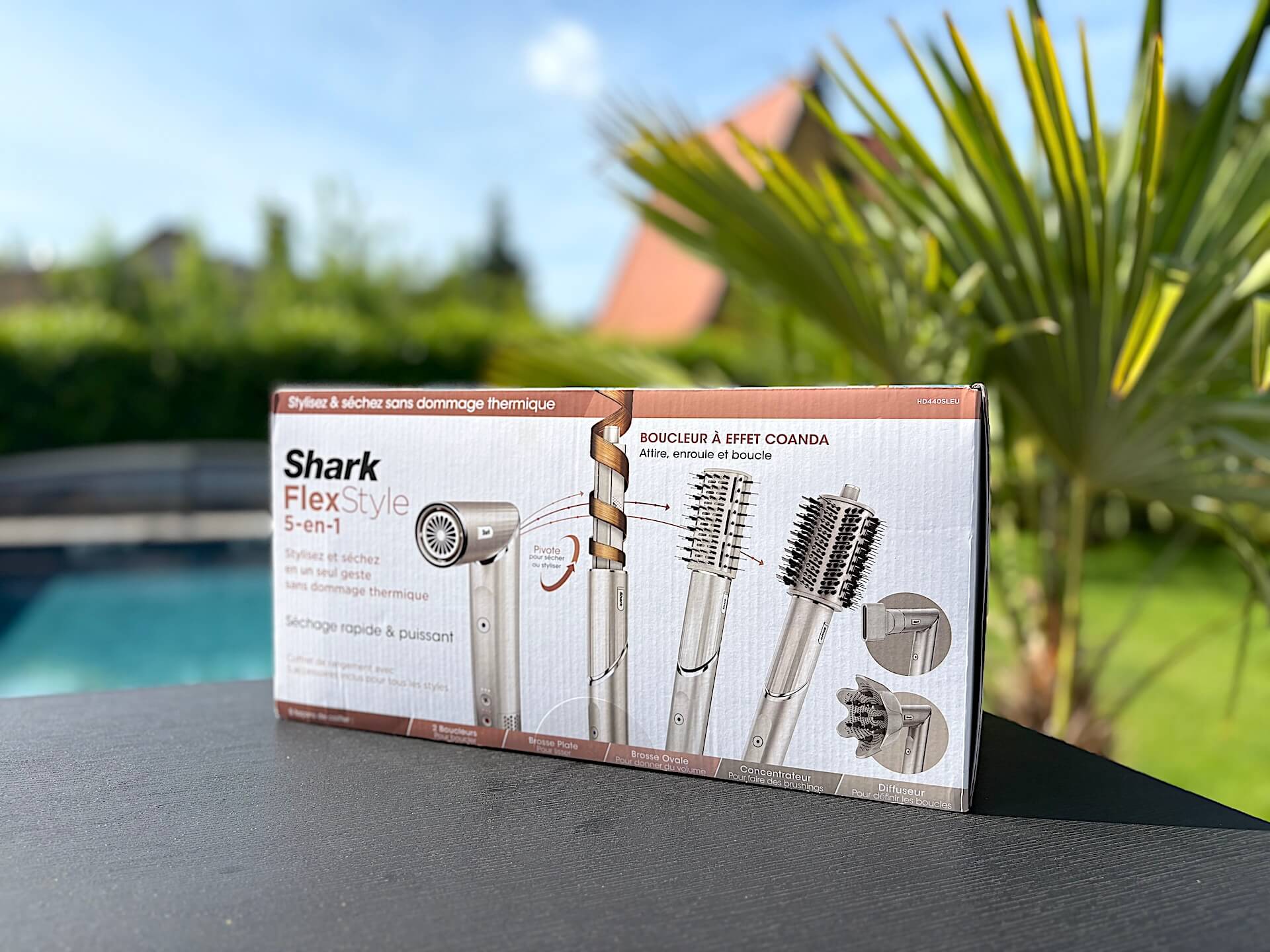 Kasse med Shark FlexStyle 5-in-1 multistyler