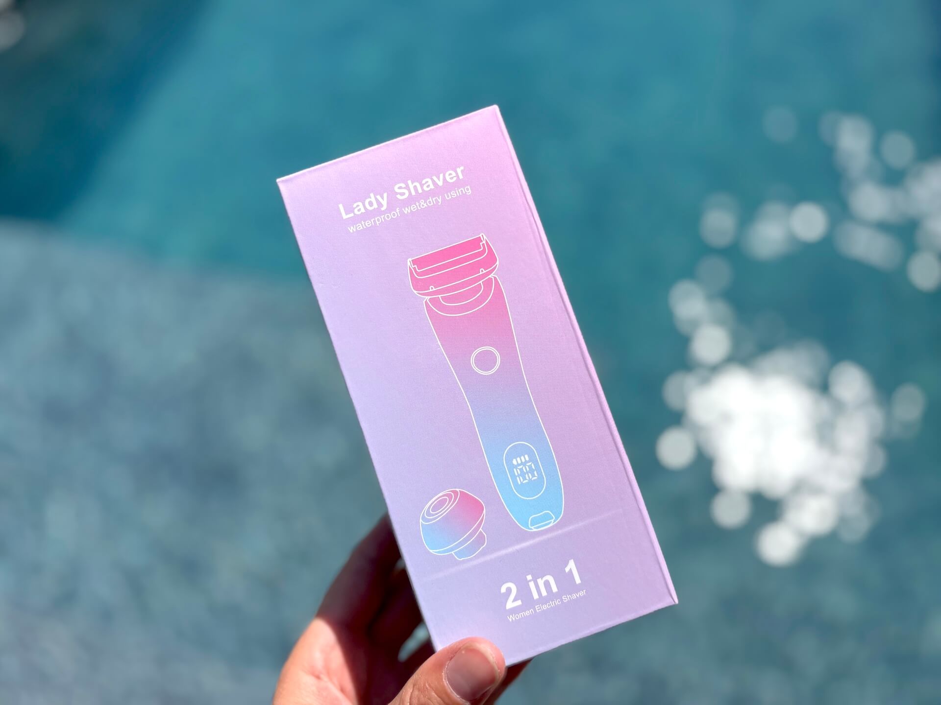 Kasse med SkySkin Ladyshaver