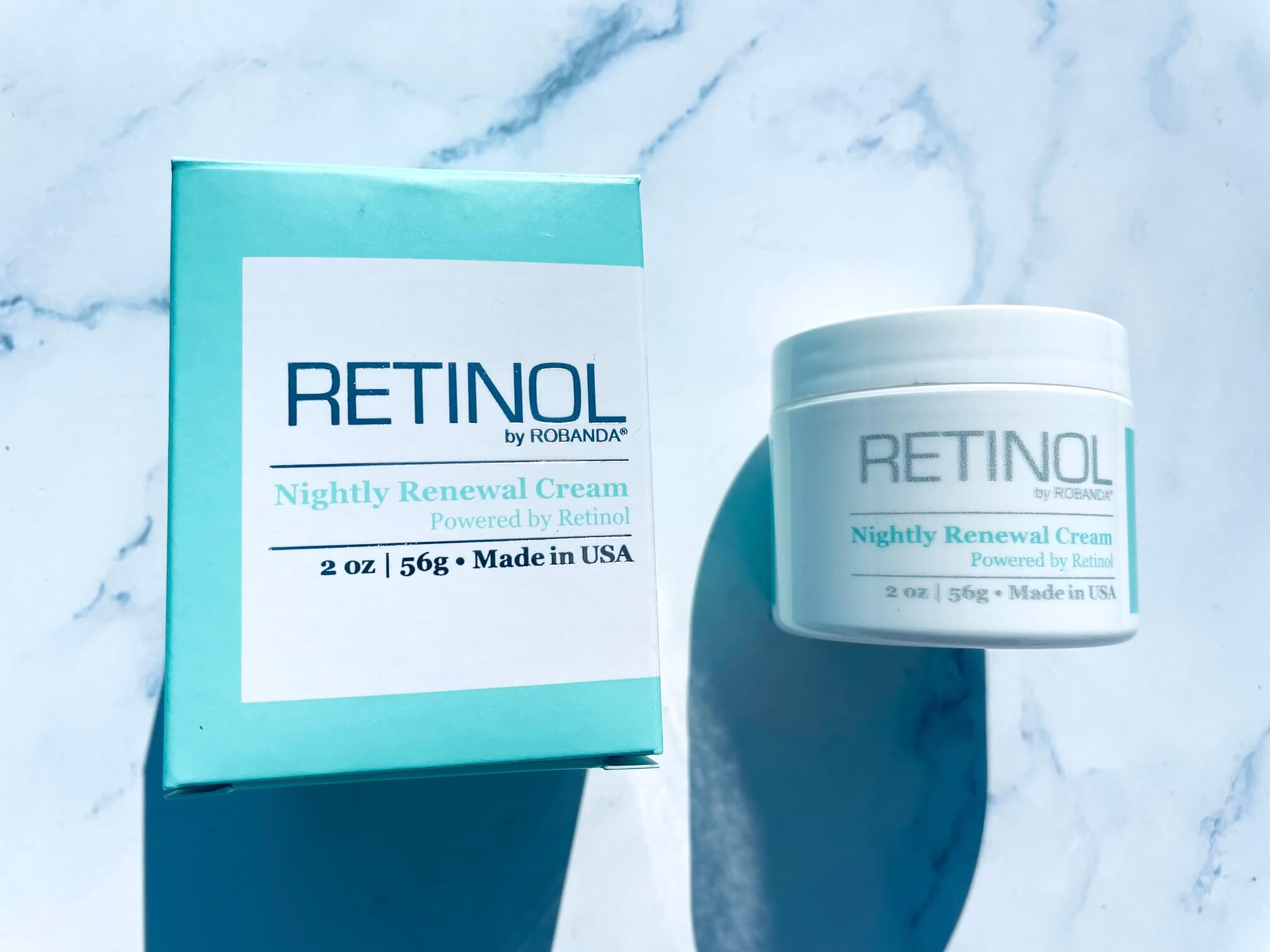 Kasse og Retinol By Robanda Nightly Renewal