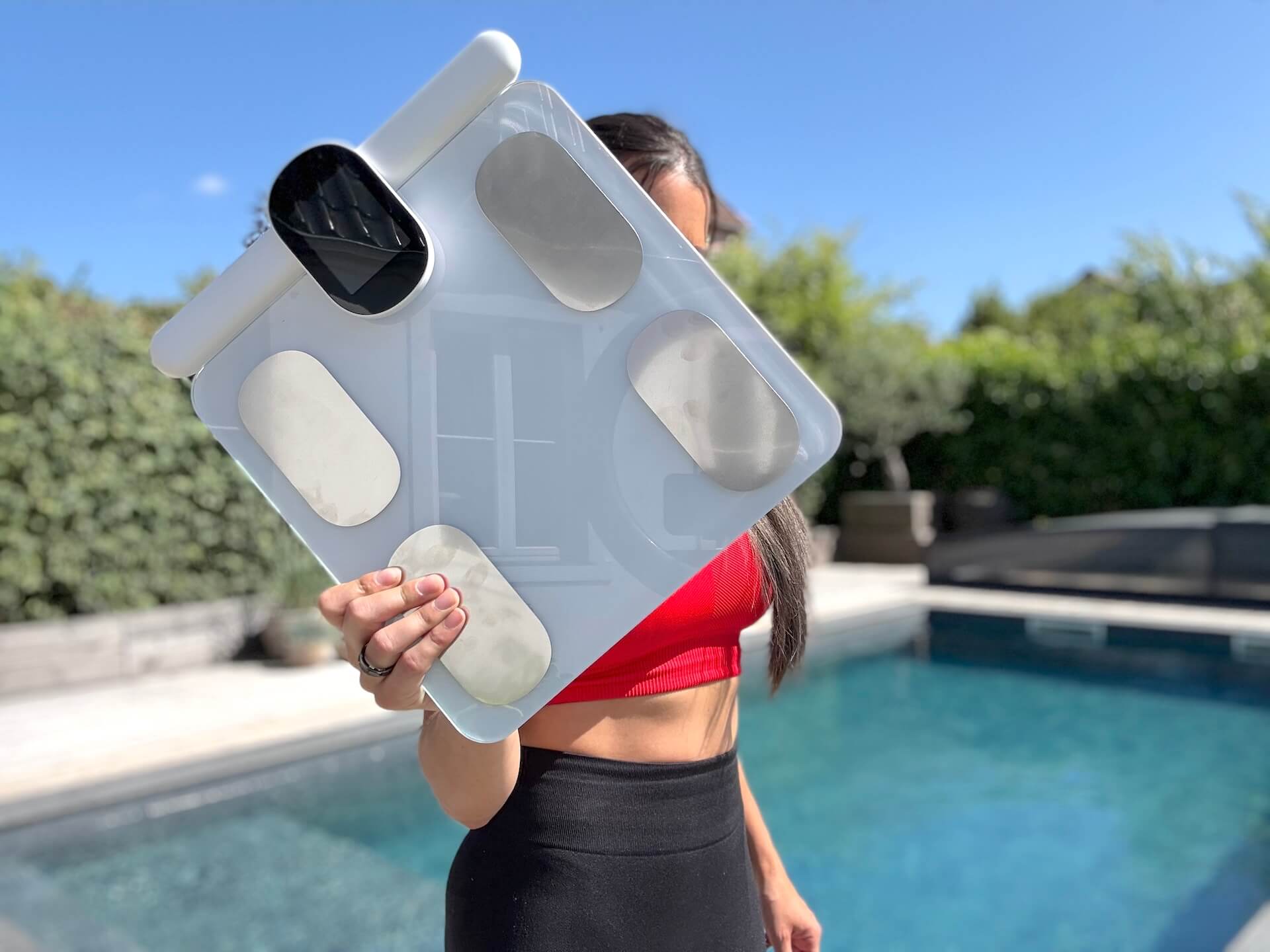 Kvinde med Smartscan Kropsscanner Pro