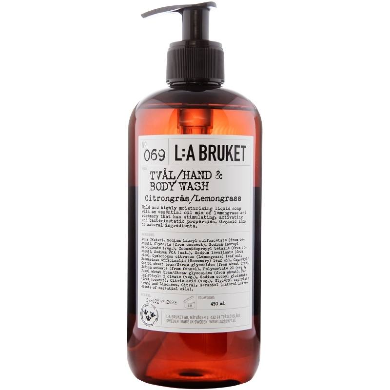 L:A Bruket 069 Hand & Body Wash Lemongrass 