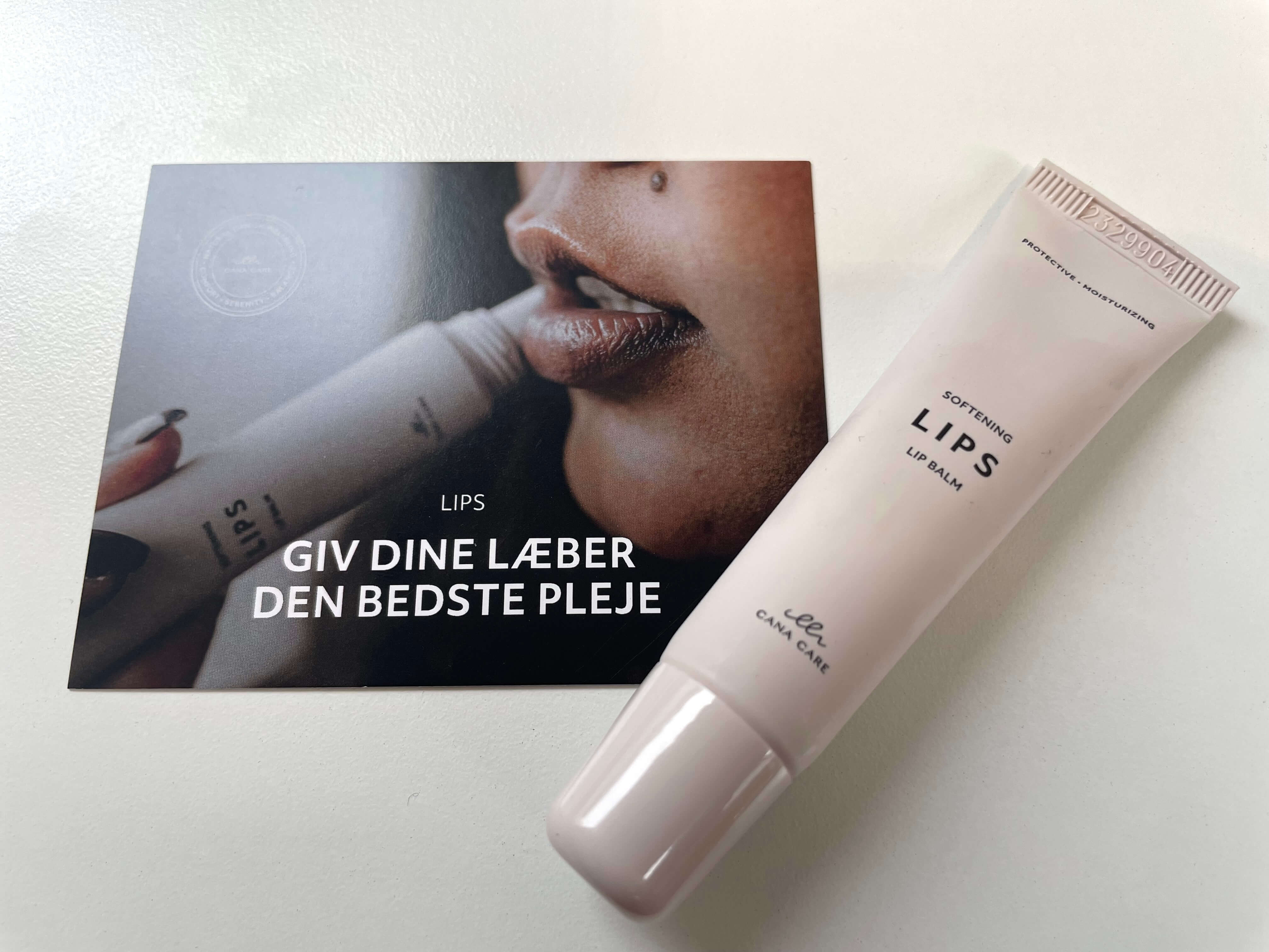 LIPS på en lille hilsen fra Cana Care
