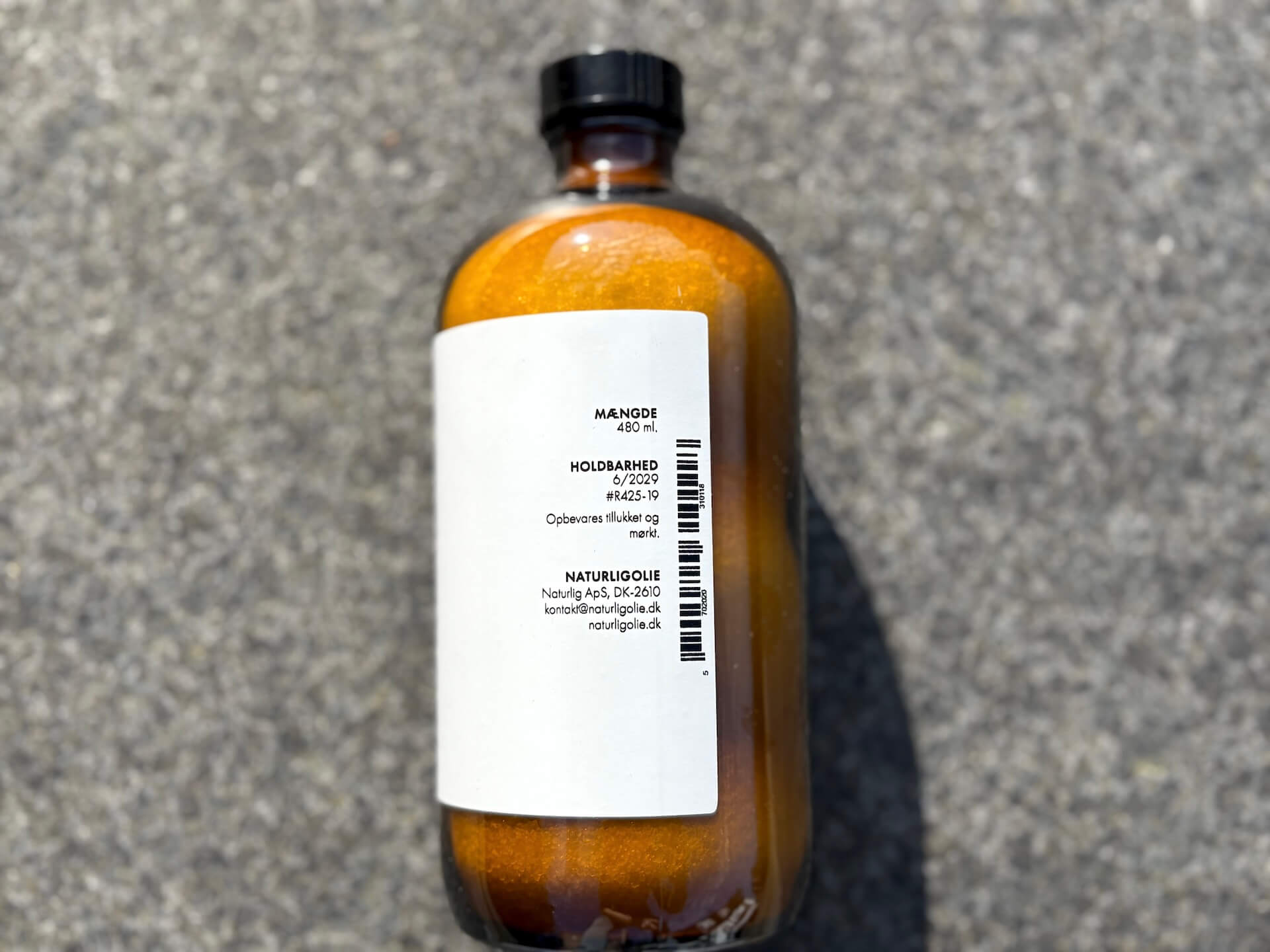 Mængde og holdbarhed på Naturligolie Epsom Salt