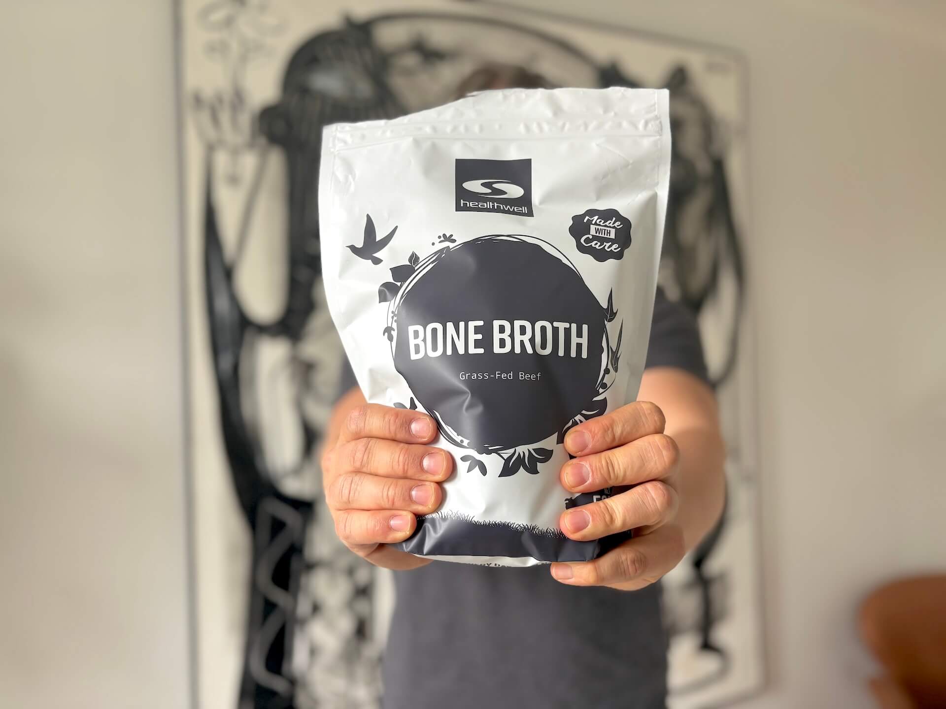 Healthwell Bone Broth Grass-Fed Beef 