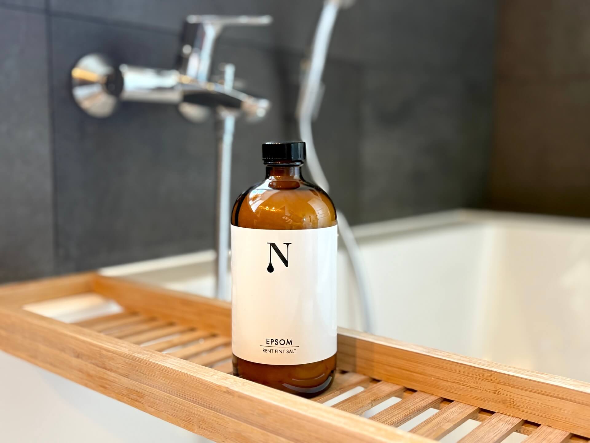 Naturligolie Epsom Salt ved badekar