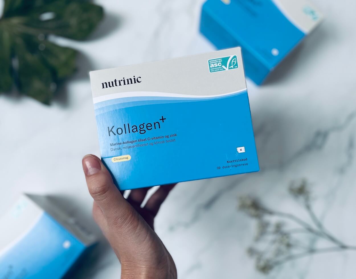 Nutrinic Kollagen Plus i hånd