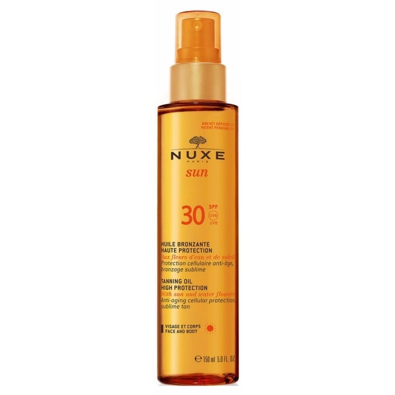 Nuxe Sun Tanning Oil High Protection SPF 30 