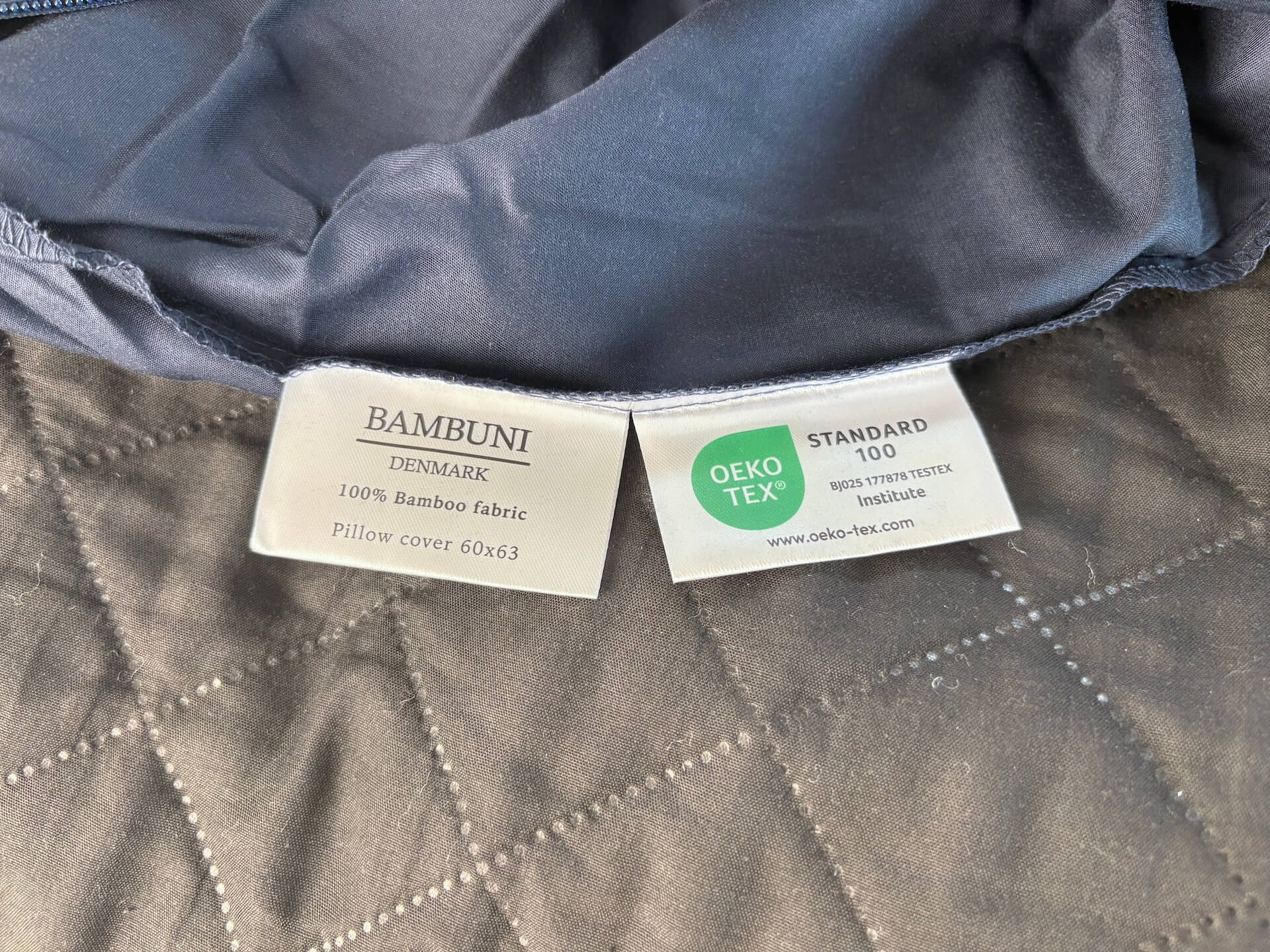 OEKOTEX certificeringer på Bambuni Bambus Pudebetræk