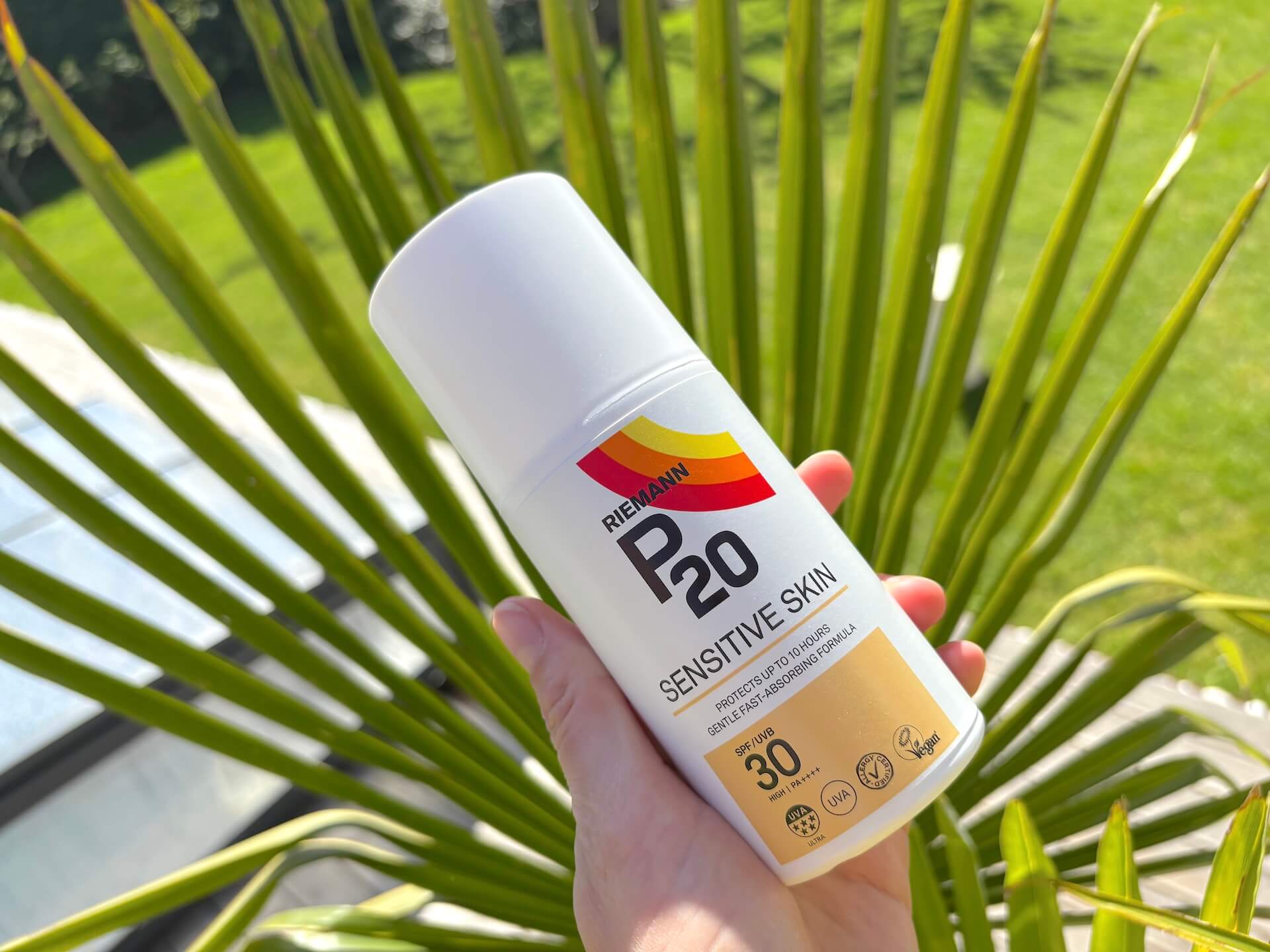 P20 Riemann Sensitive Skin SPF 30 solcreme ved palme