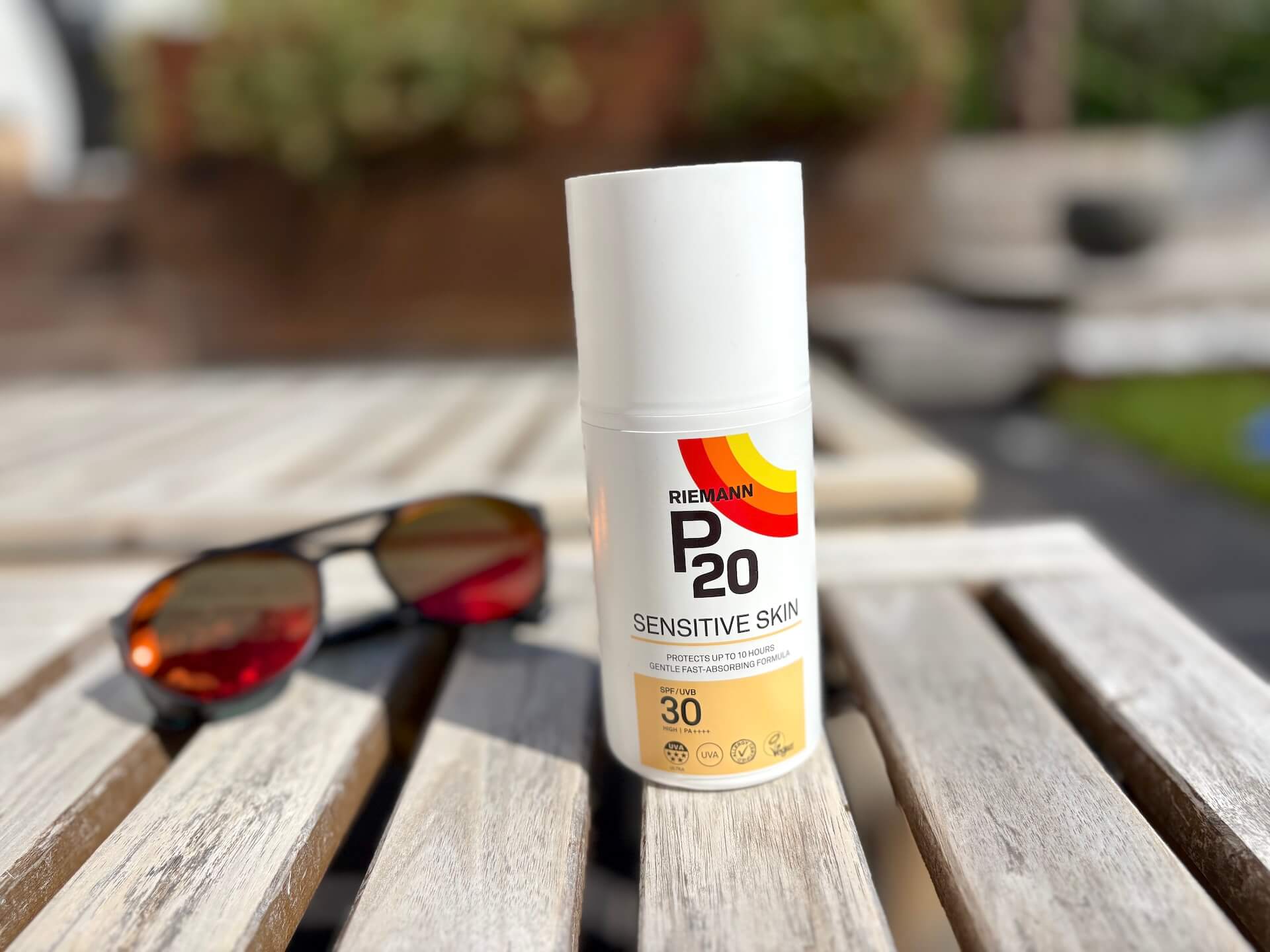 P20 Riemann Sensitive Skin SPF 30 solcreme ved solbriller