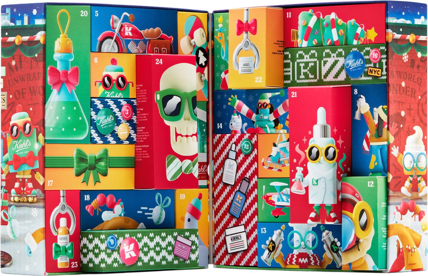 Pakkekalender til hende med dermatologisk testet hudpleje