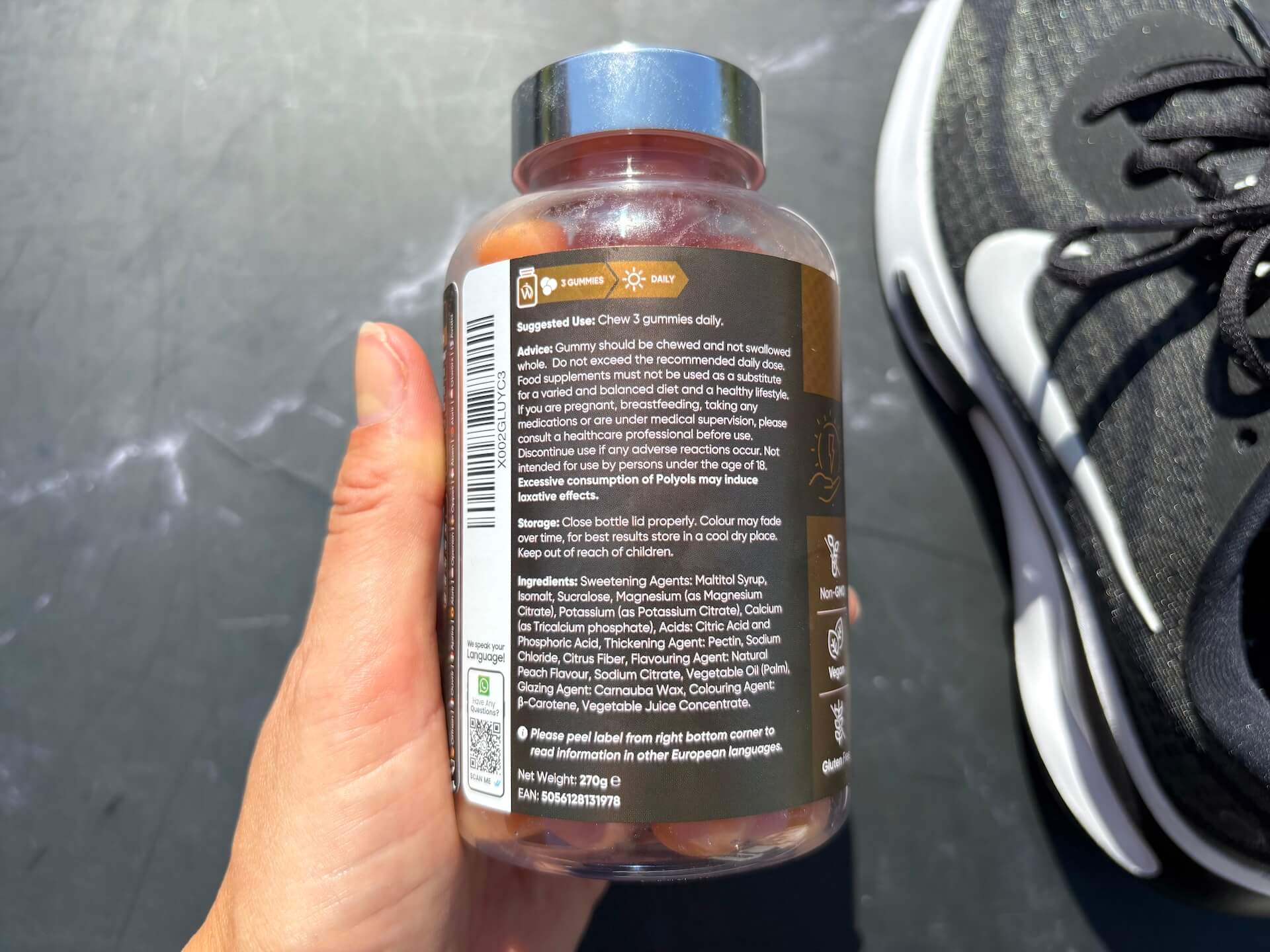 Produktinfo om Weightworld Sugar Free Electrolyte gummies