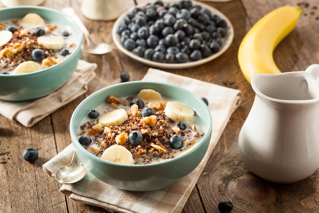 Proteinholdig kost med quinoa