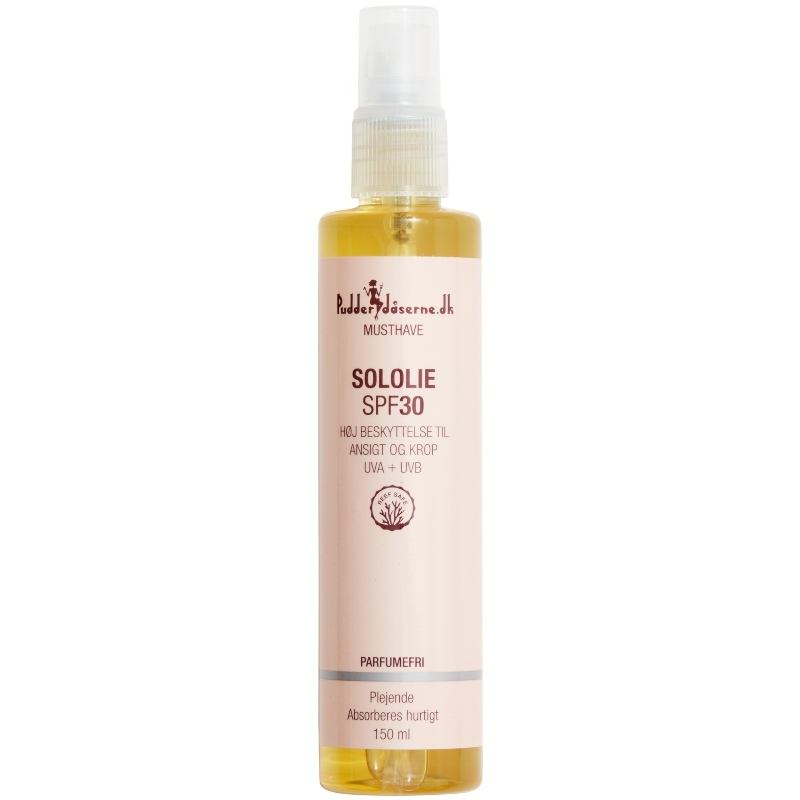 Pudderdåserne Sololie SPF 30 