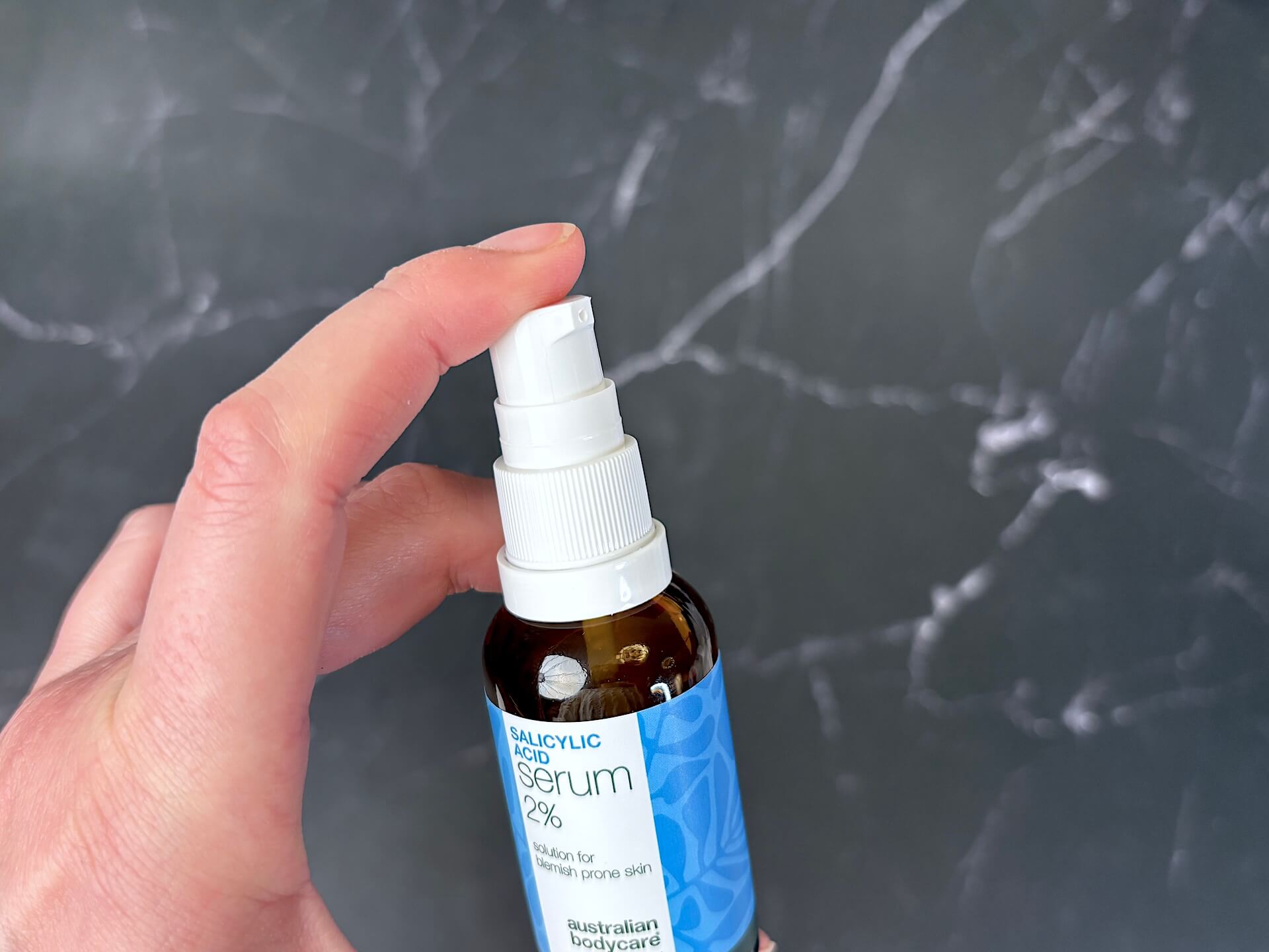 Pumpe på Australian Bodycare Salicylic Acid Serum 2%