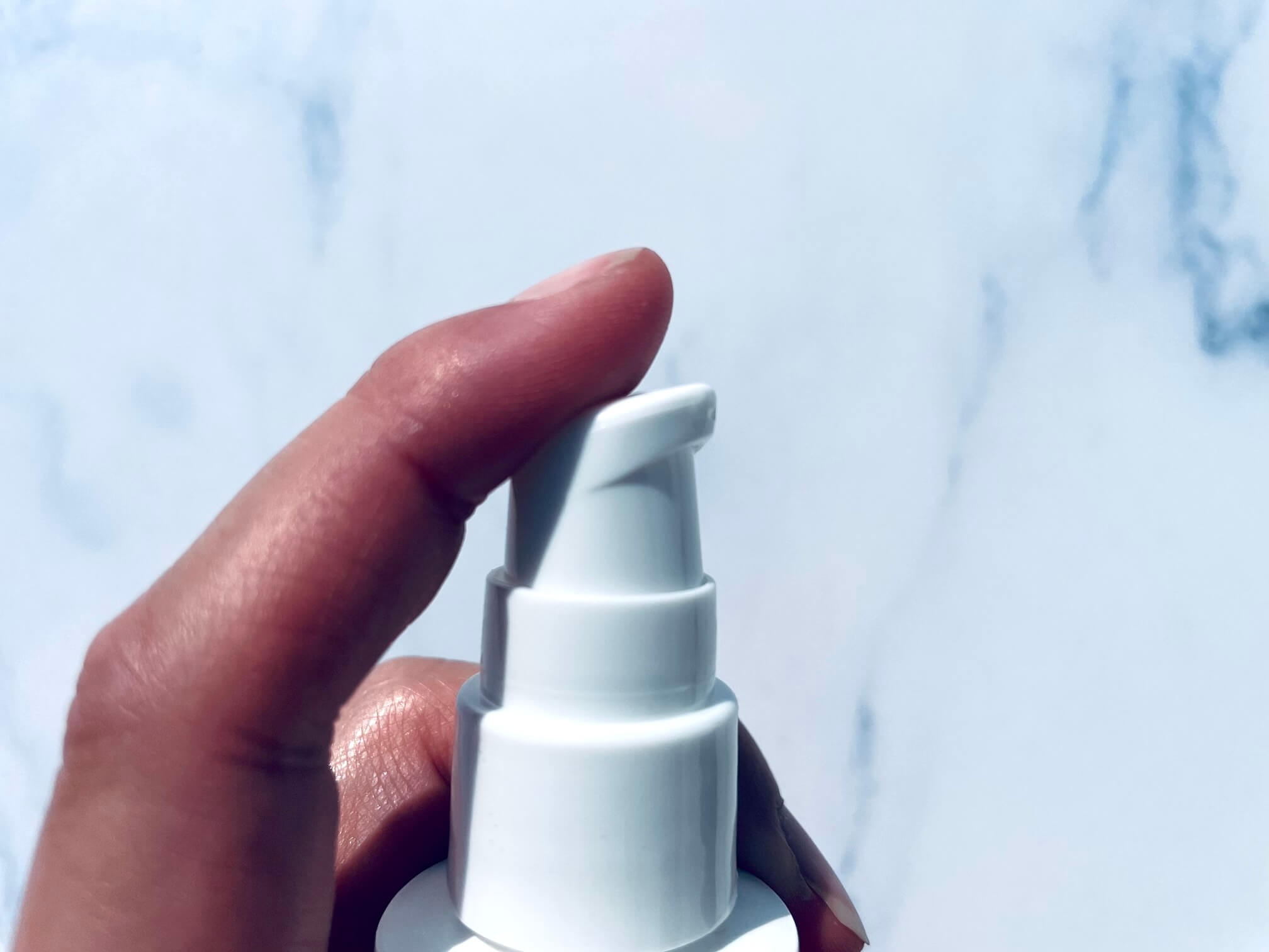 Pumpe på Renewel serum