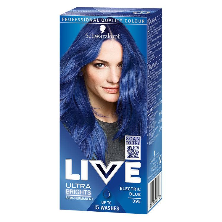 Schwarzkopf Live Ultra Brights 95 Electric Blue 