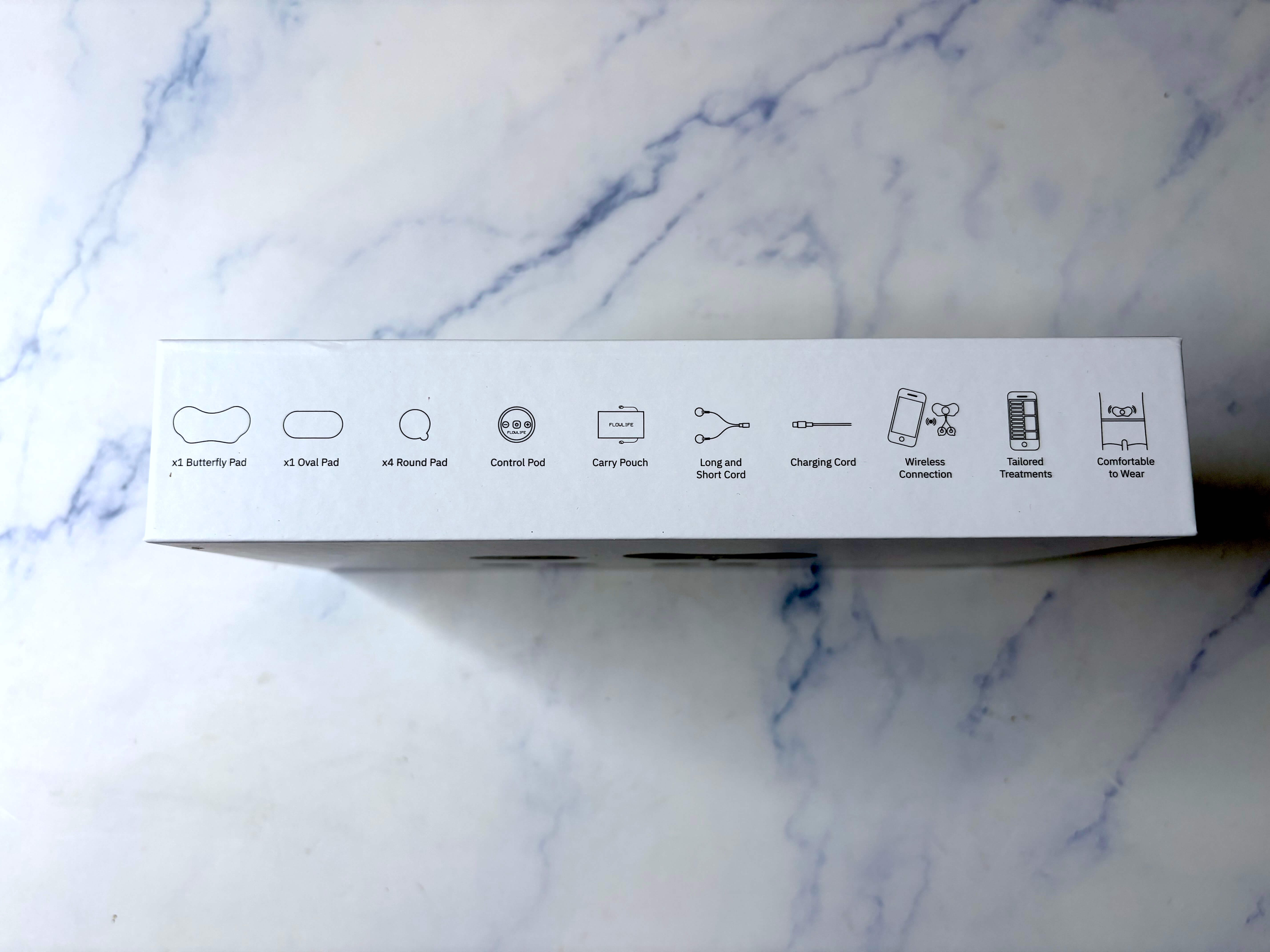 Side af kasse med Flowlife Flowtens Connect