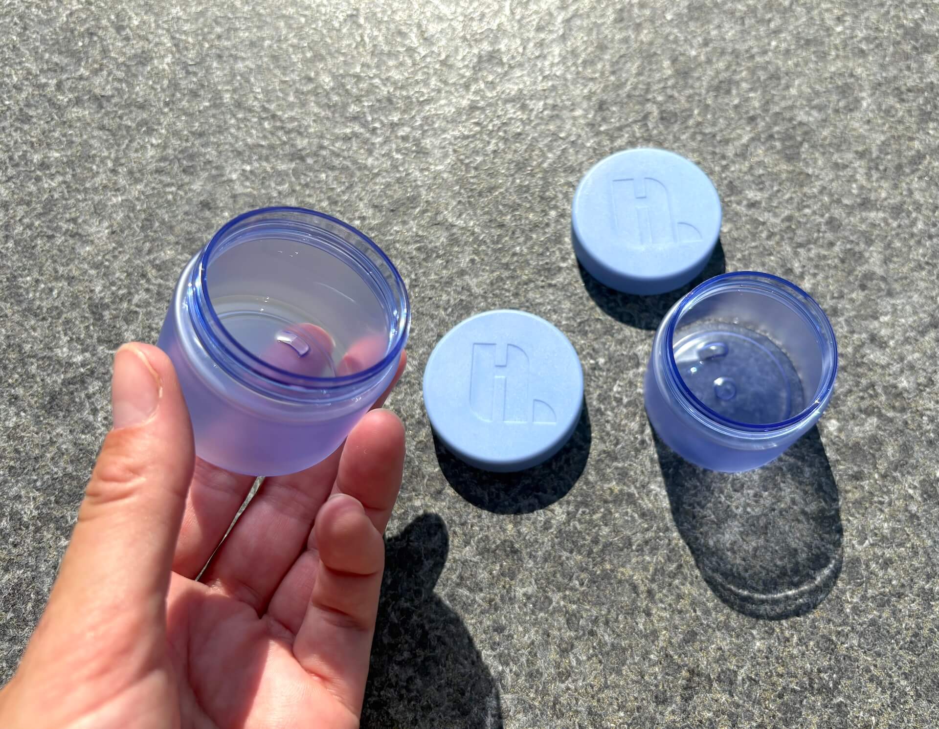 Skruelågsbøtter til Hairlust Refillable Travel-Size Bottles