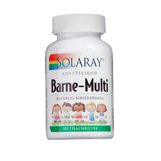 Solaray Barne-Multi (tyggetabletter) 