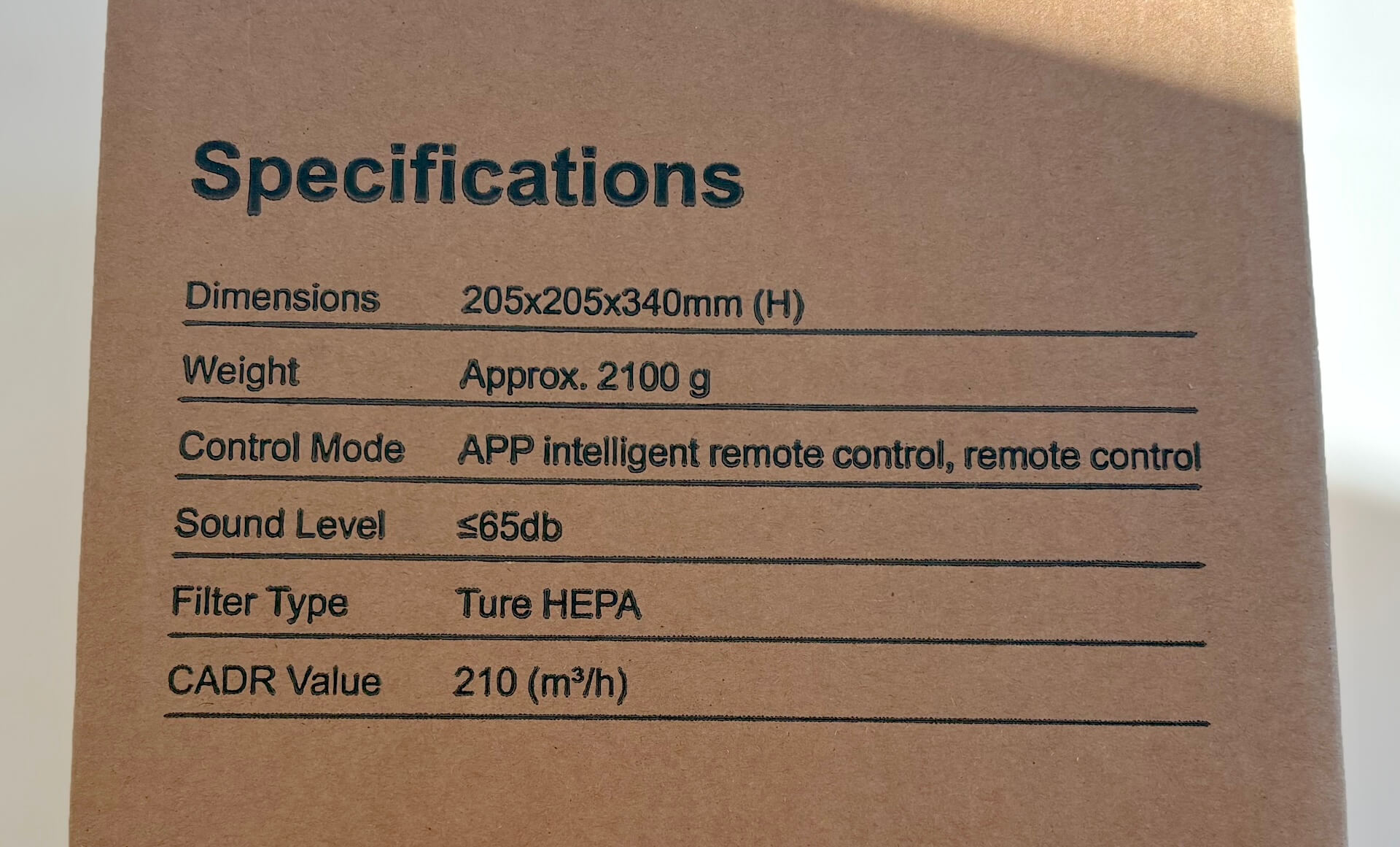 Specifikationer på DeluxeCare Active Air