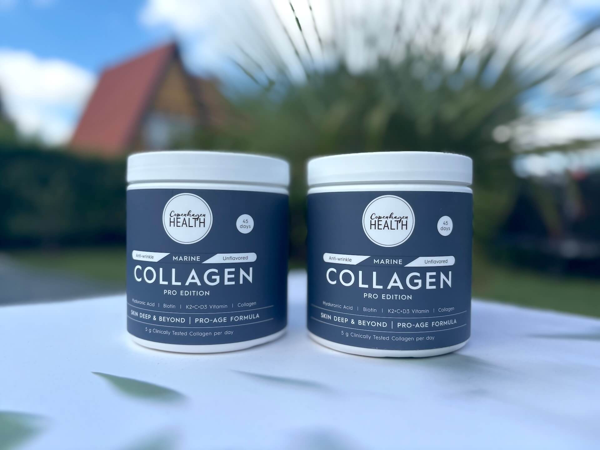 To bøtter Copenhagen Health Marine Collagen Pro Edition