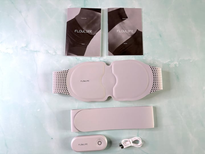 Unboxet indhold fra Flowlife Flowtens Belt