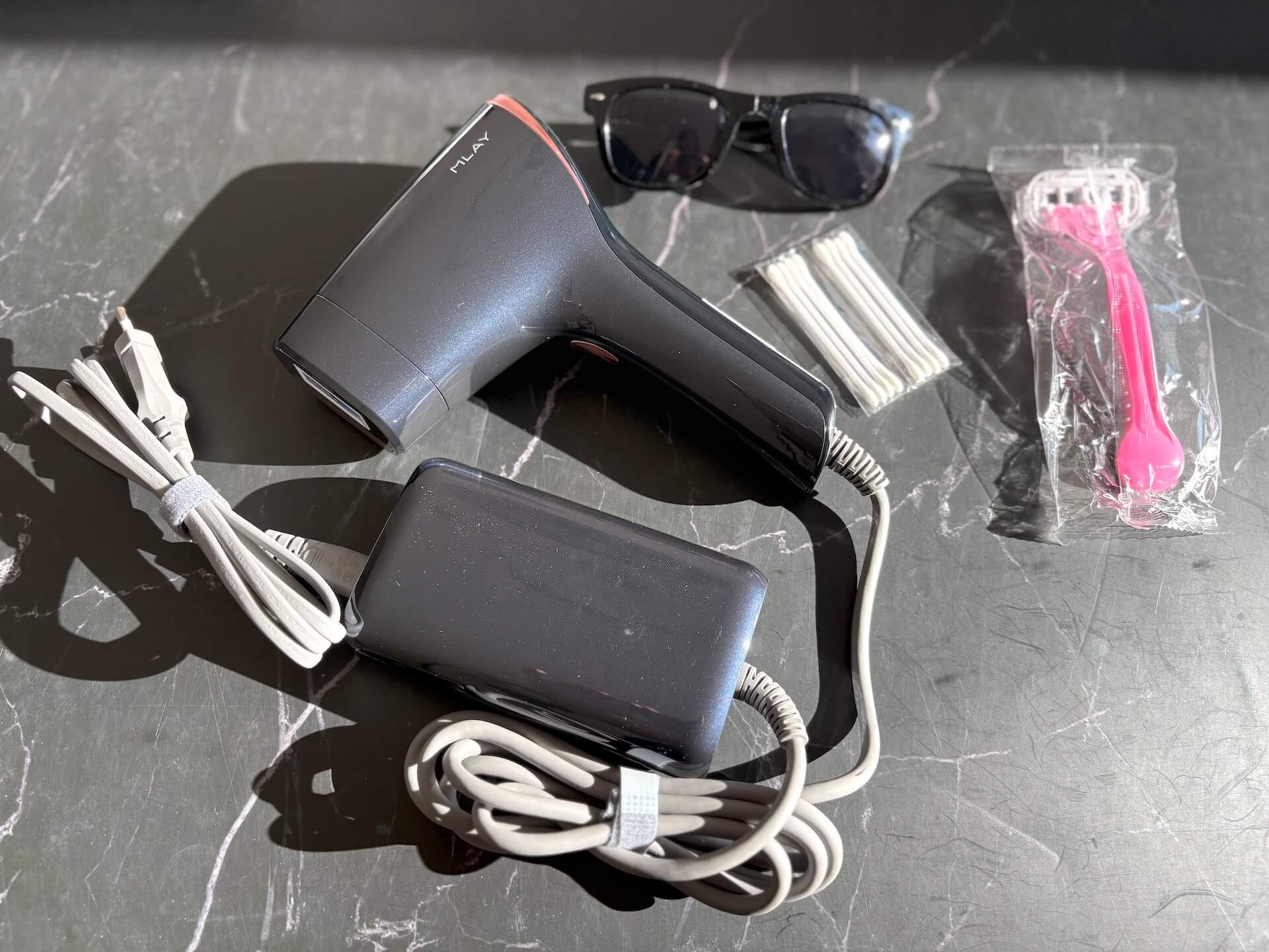 Unboxet indhold i DeluxeCare IPL FastFlash