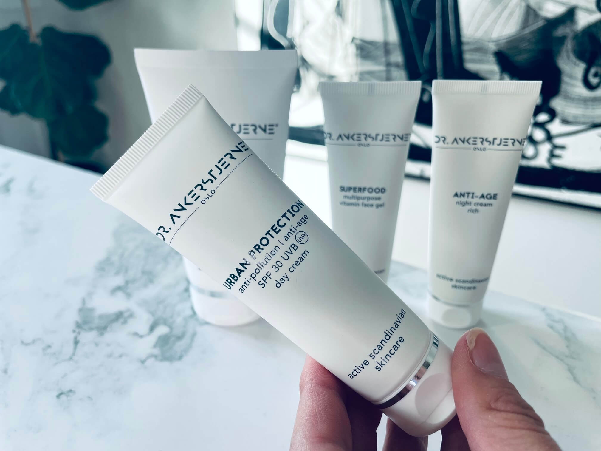 URBAN PROTECTION daycream foran 3 andre Dr. Ankerstjerne produkter