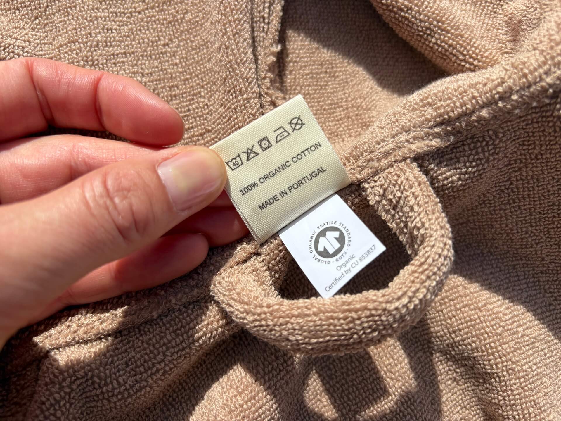 Vaskeanvisning på Cana Care Bathrobe (adult)