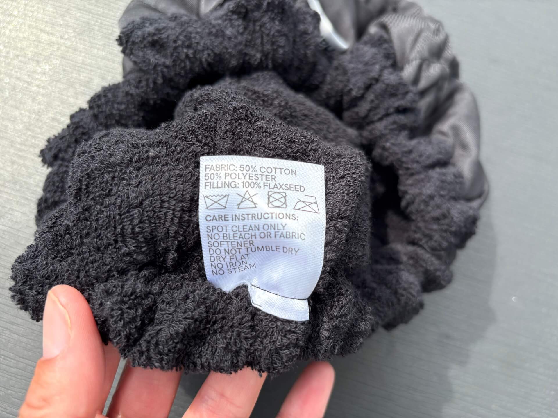 Vaskevejledning på Hairlust Flaxseed Reusable Heat Cap