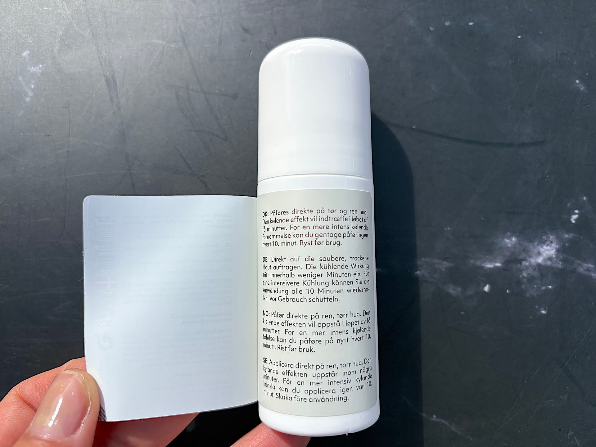 Vejledning om brug af Cana Care BREEZE roll-on