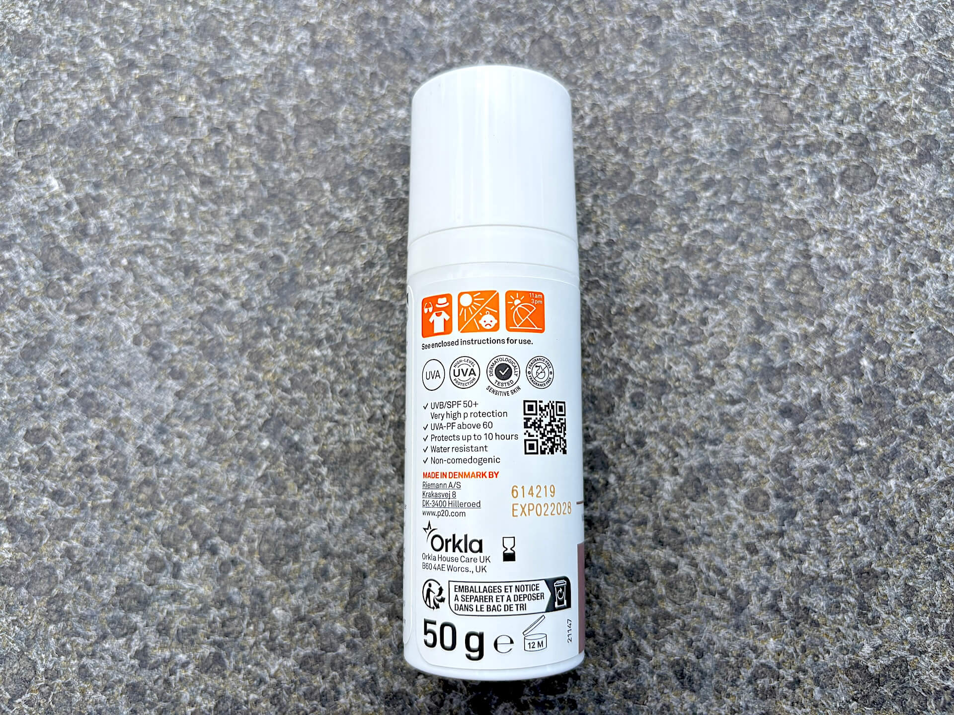 Vejledning på P20 Riemann Hyperpigmentation Defence SPF 50+