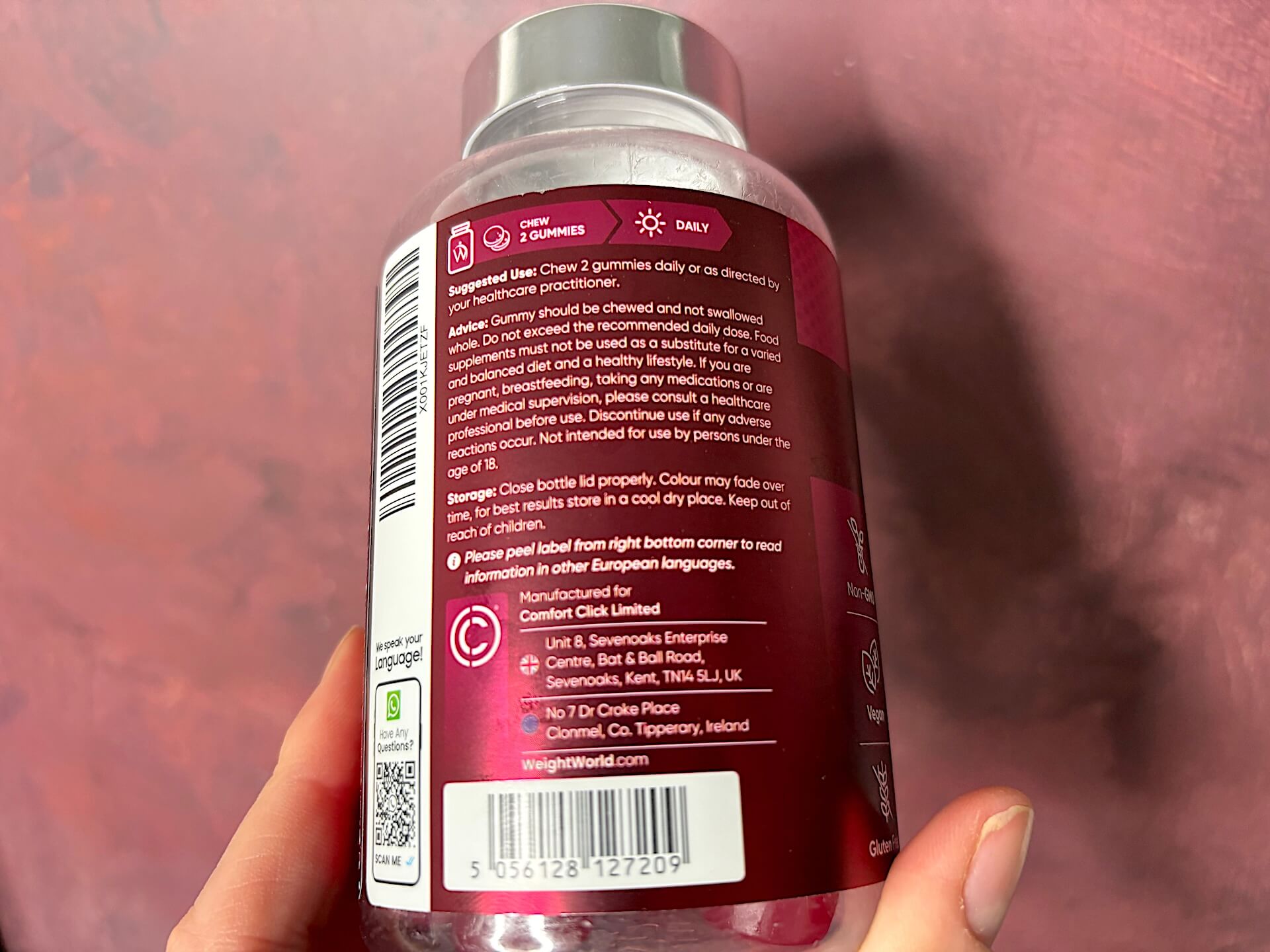 Vejledning på WeightWorld Magnesium Gummies