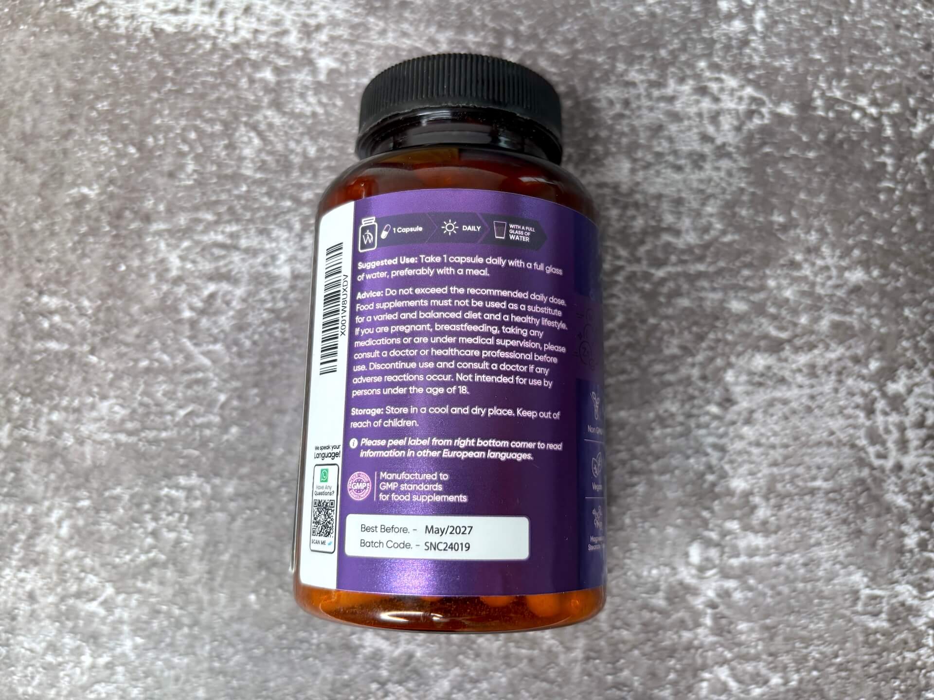 Vejledning til indtagelse af WeightWorld ZMA