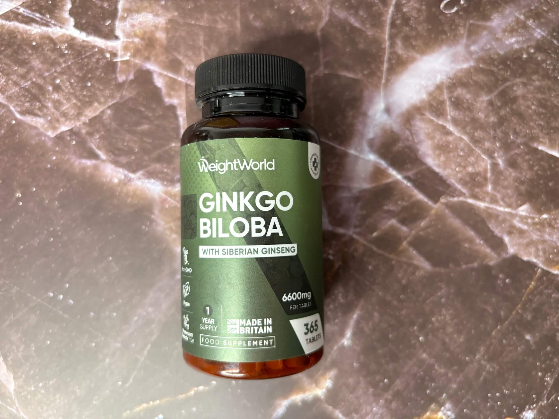 WeightWorld Ginkgo Biloba på bord
