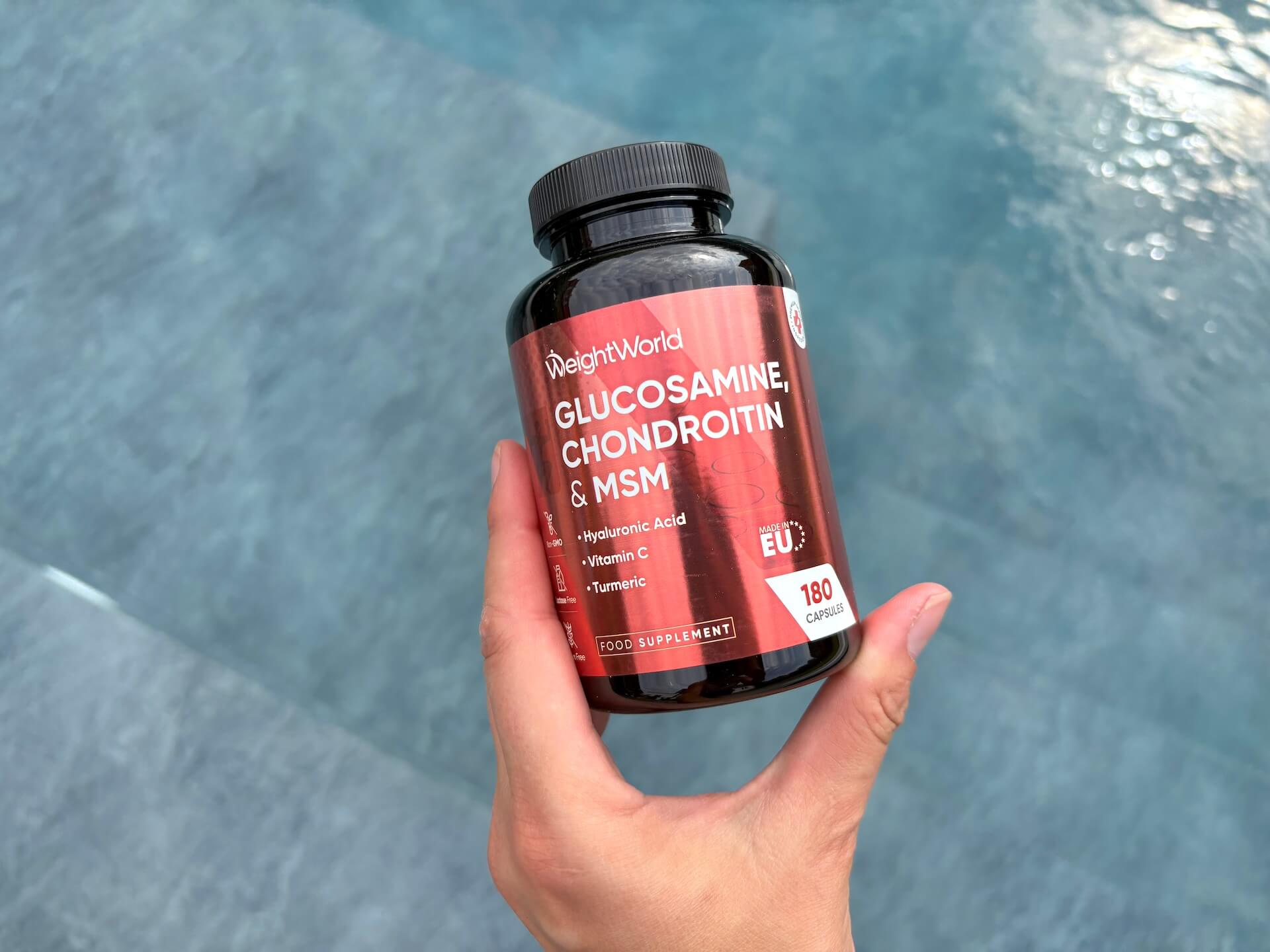 WeightWorld Glucosamin, Chondroitin & MSM i hånd