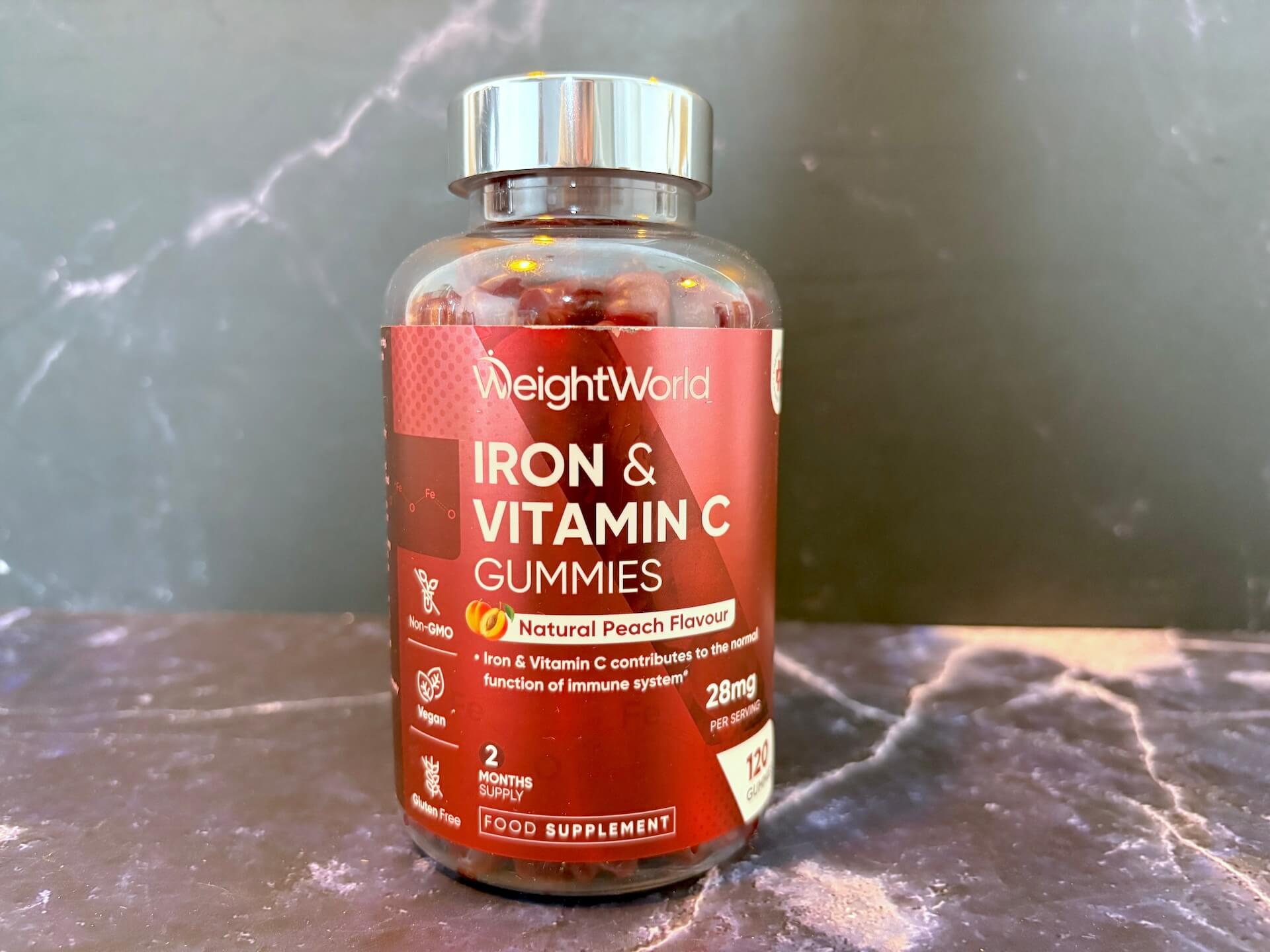 WeightWorld Iron & Vitamin C Gummies 