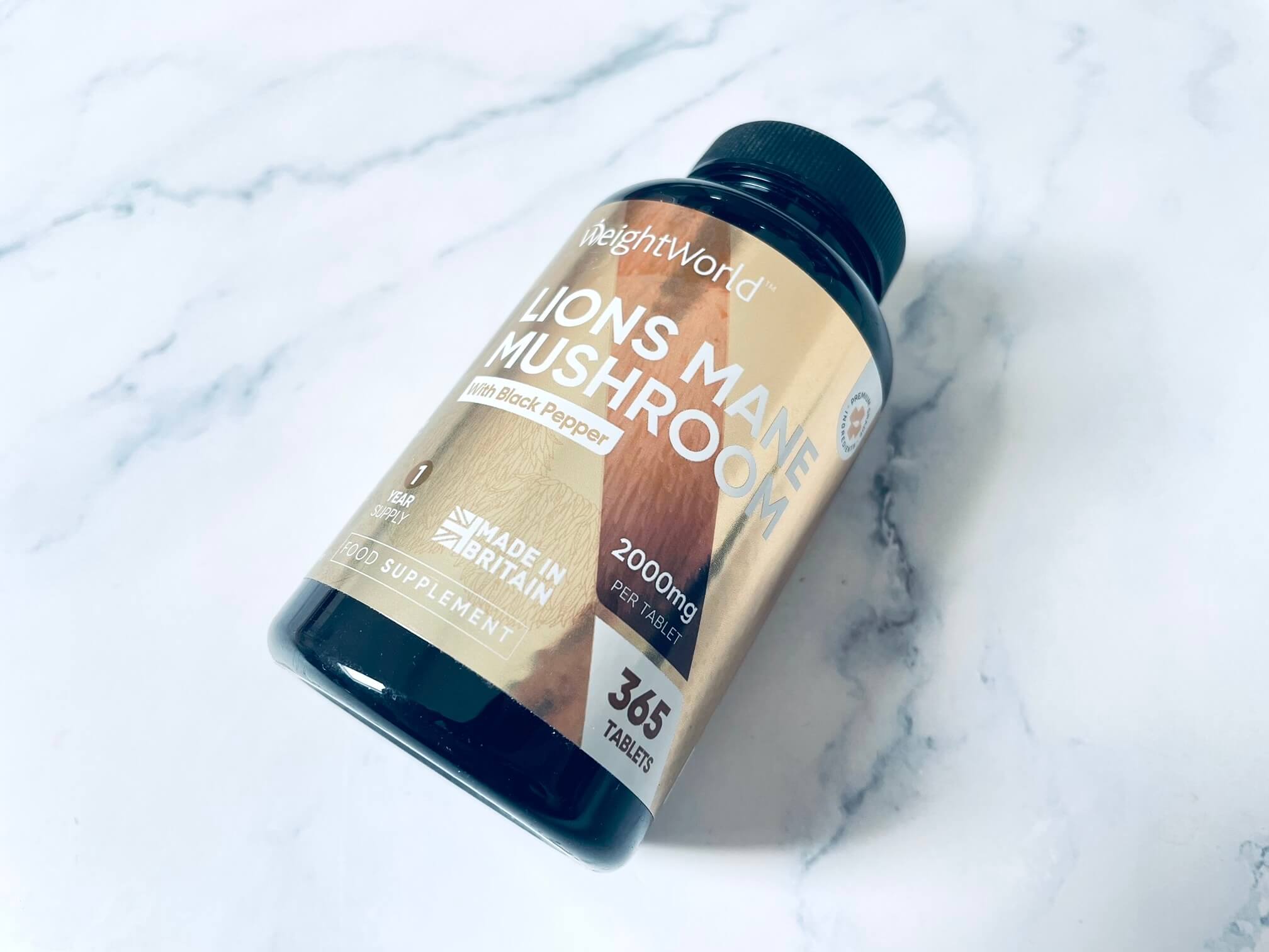Weightworld Lions Mane på bord