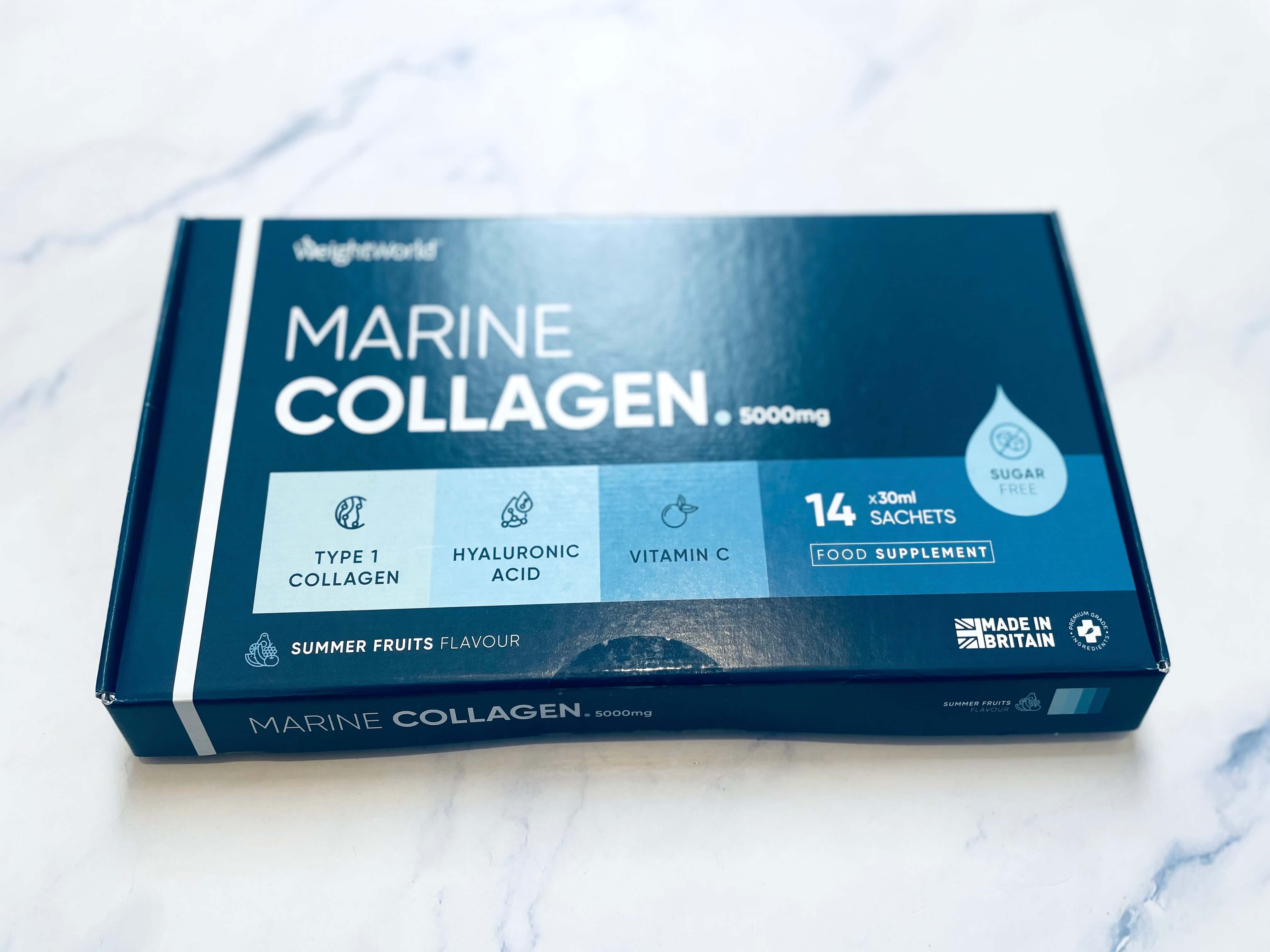 Weightworld Marine Collagen shots i kasse