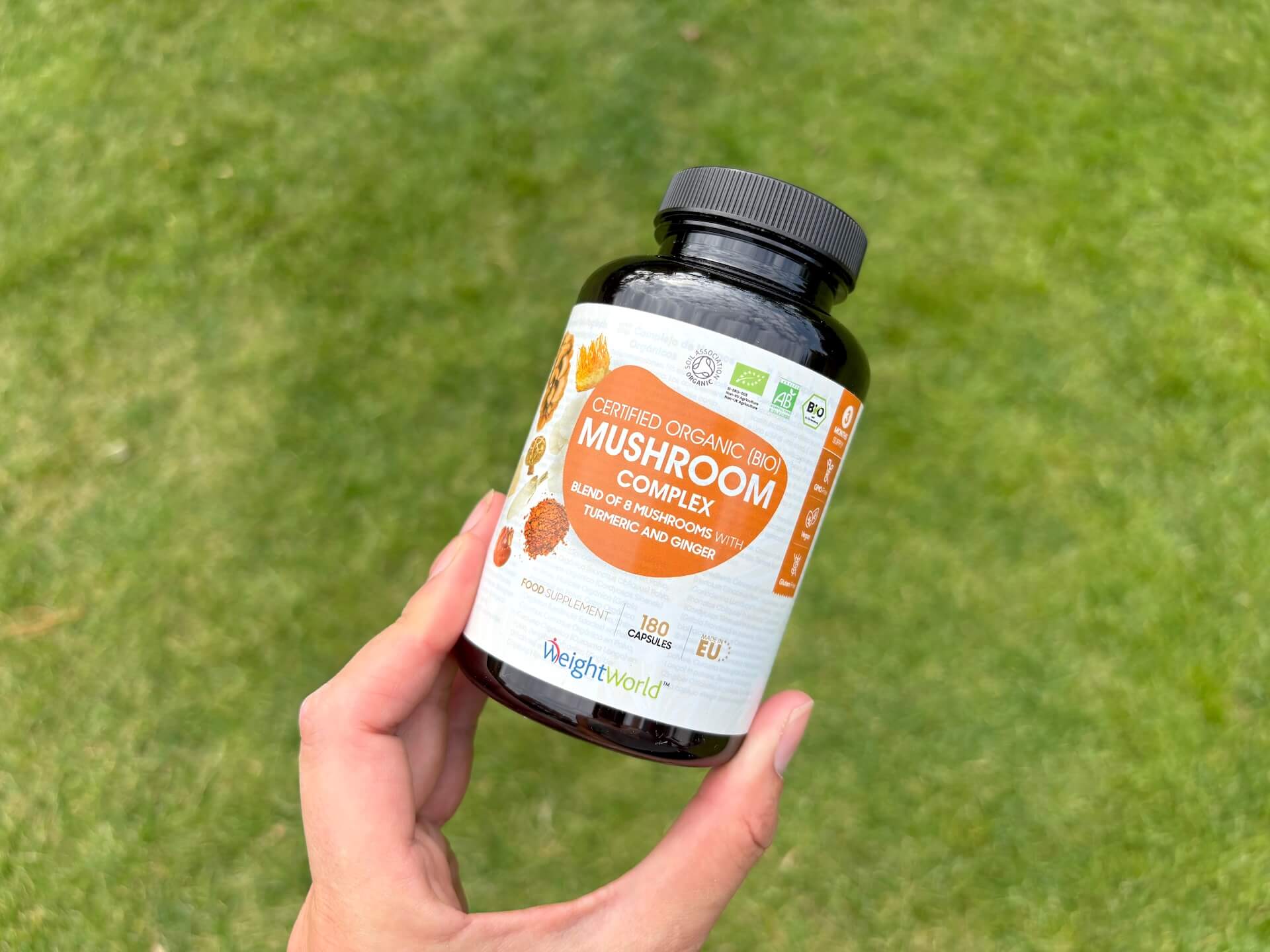 WeightWorld Mushroom Complex i hånd