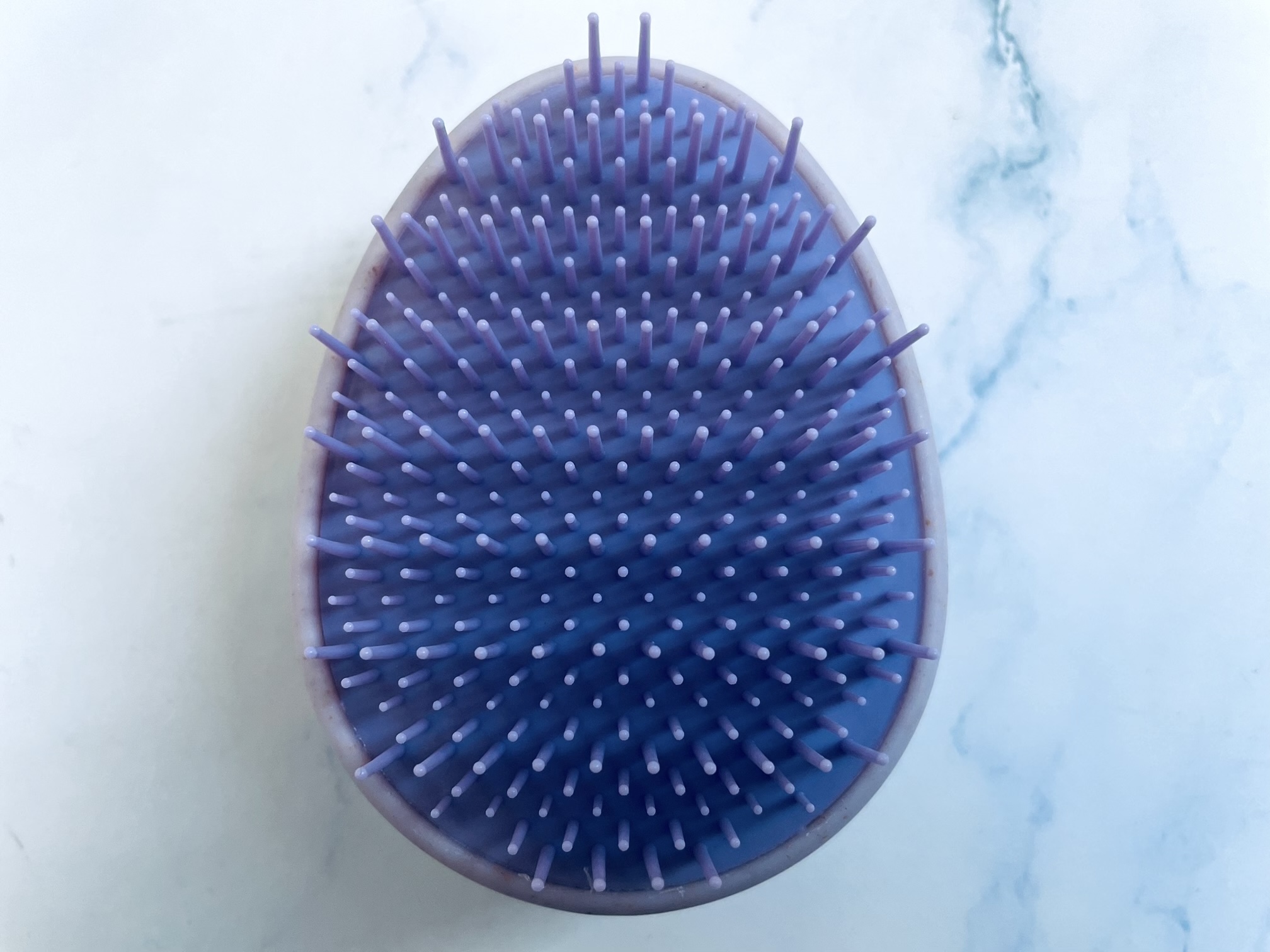 Wet Hair Detangler fra Hairlust på bord med pigge op
